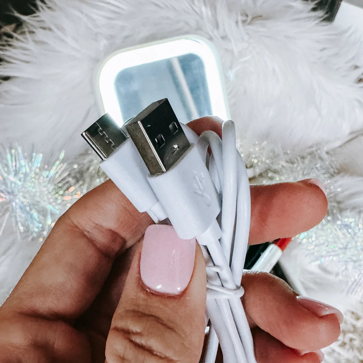 2-in-1 Light-Up Travel Mirror / Choice of Color - BFF Here