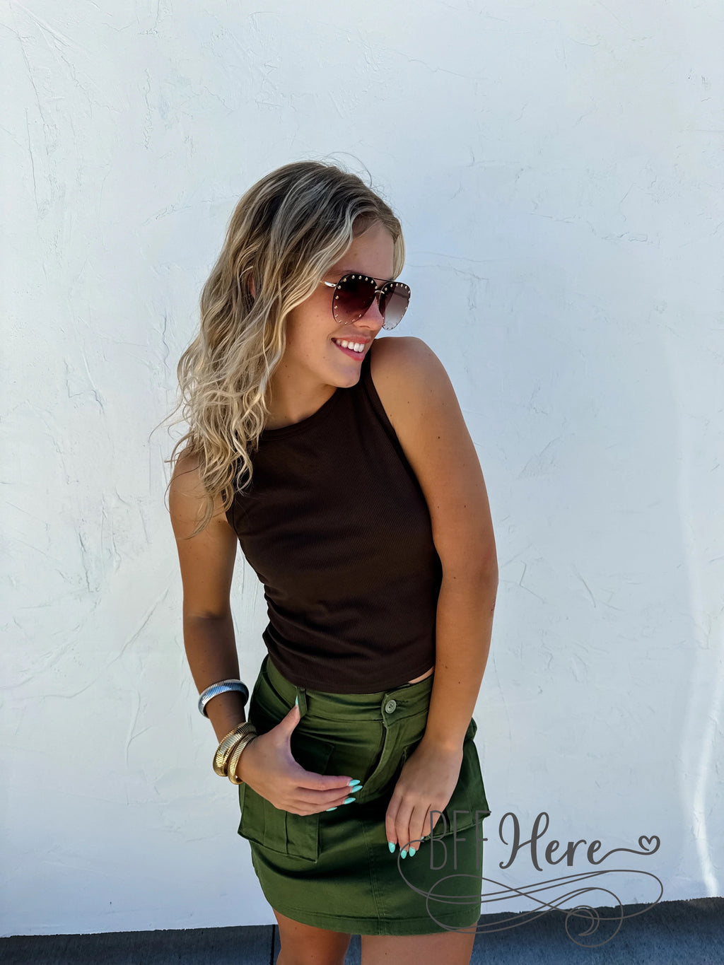 PREORDER: Carly Cargo Skirt by Blakeley / Choice of Color (Ships Middle of June) - BFF Here