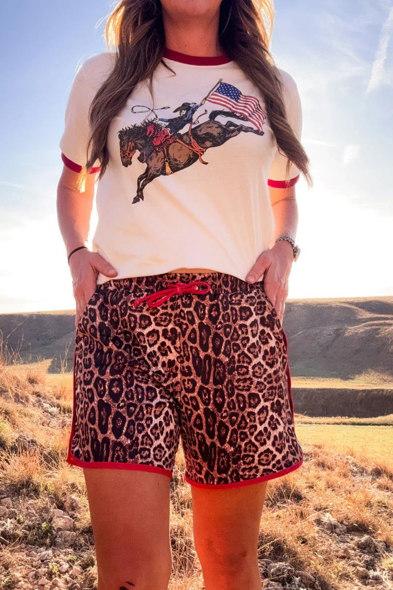 Cheetah Chic Long Shorts by Sterling Kreek - BFF Here