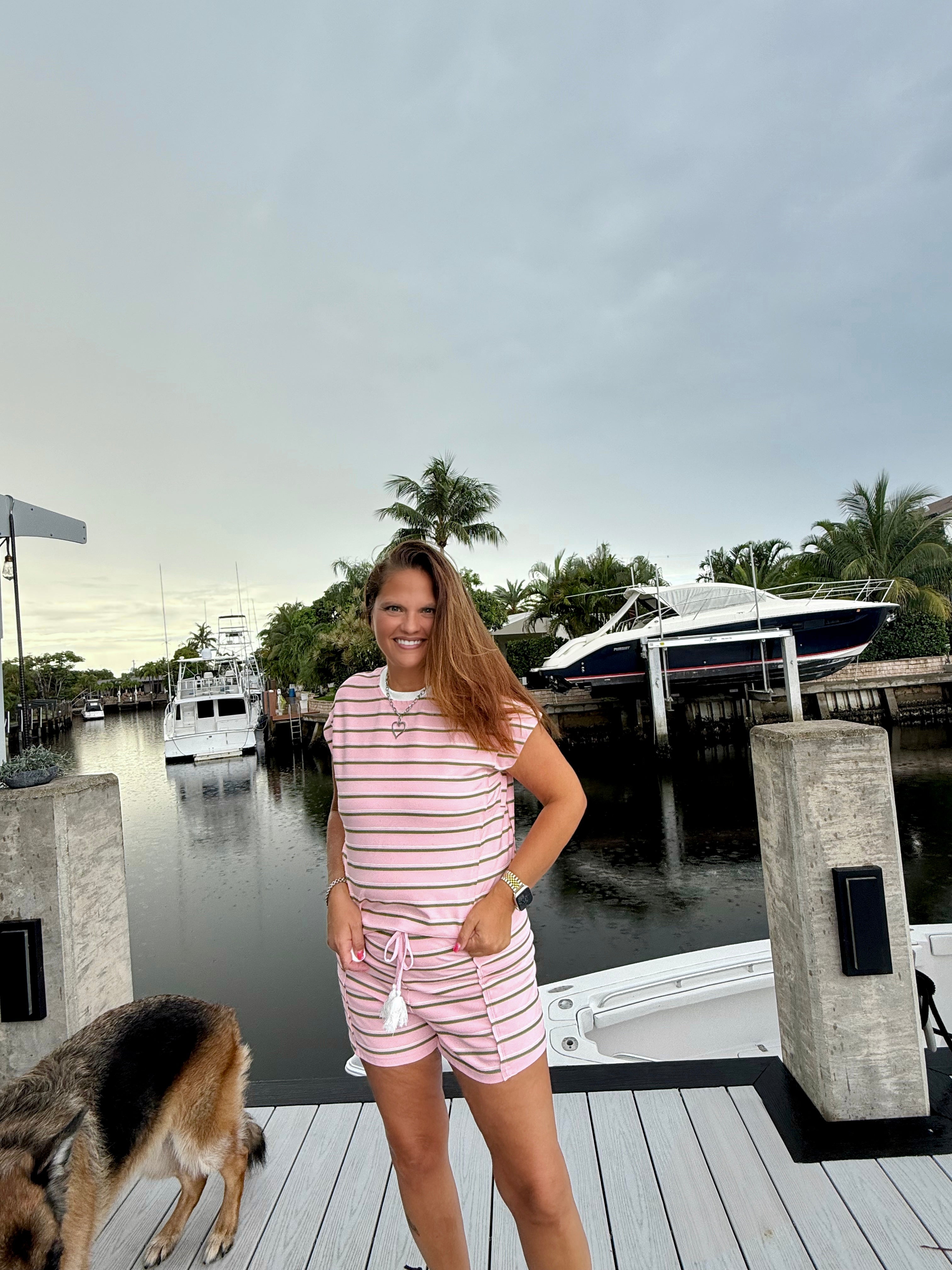 Sunset Sips Striped Set - BFF Here