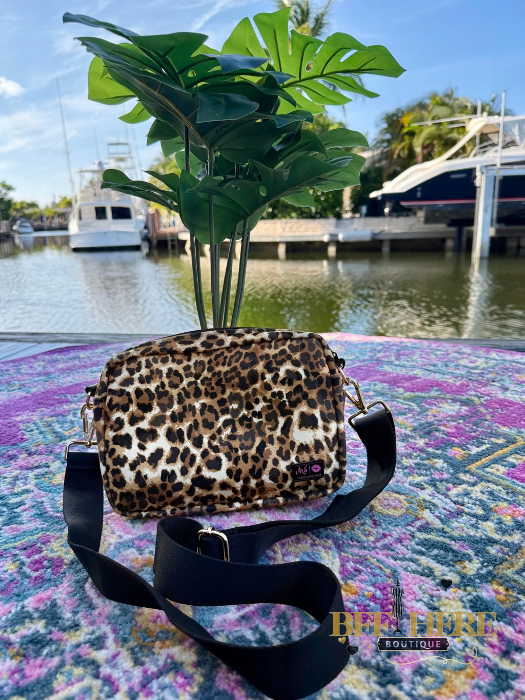 Lady Leopard Uptown by Makeup Junkie Bags - BFF Here