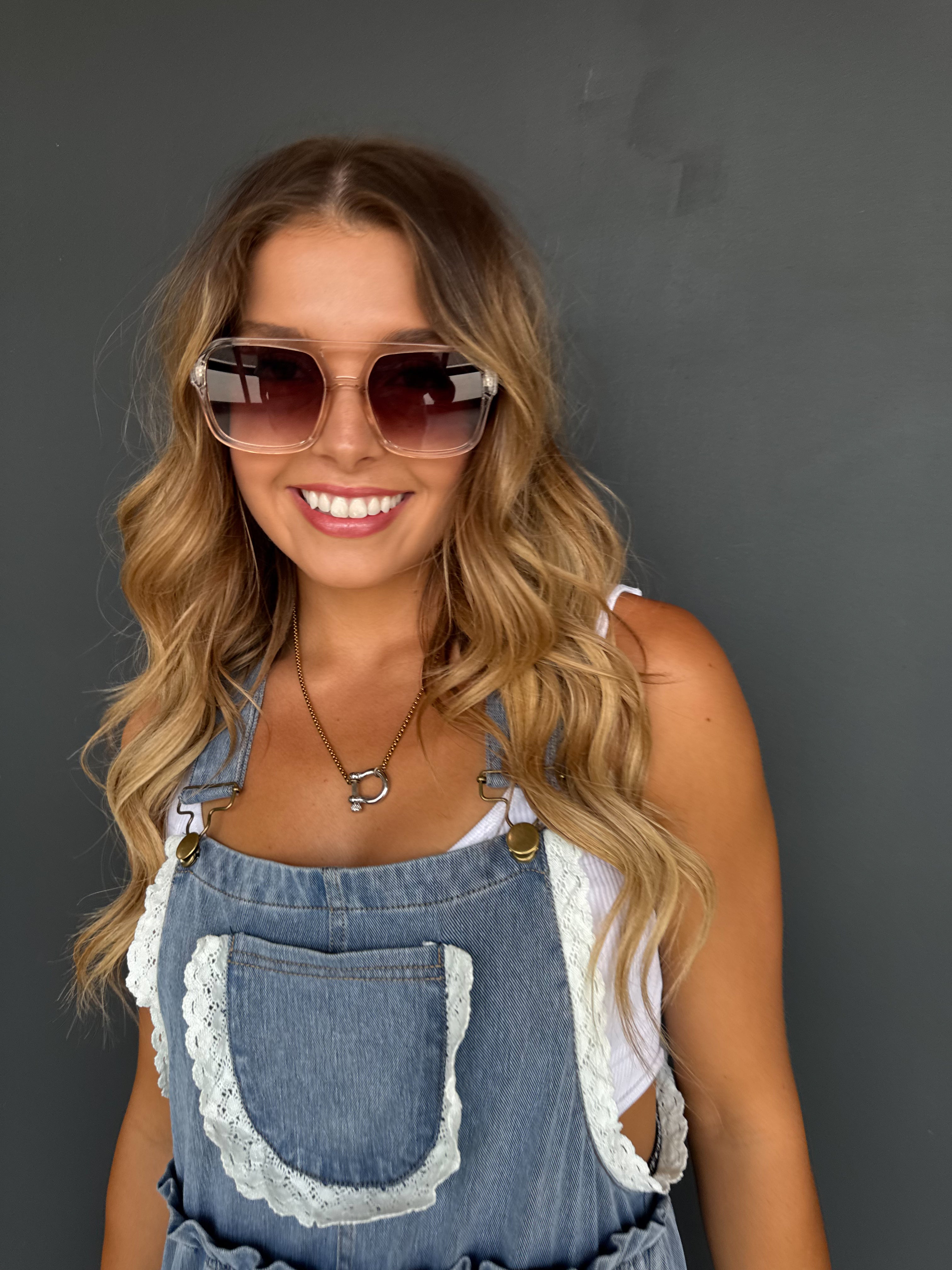 PREORDER-  BOHO & LACE DENIM OVERALLS - BFF Here