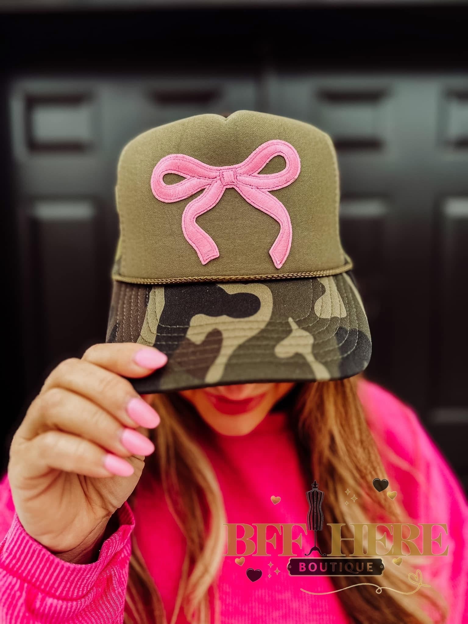 Bow Babe Trucker Hat / Choice of Color - BFF Here