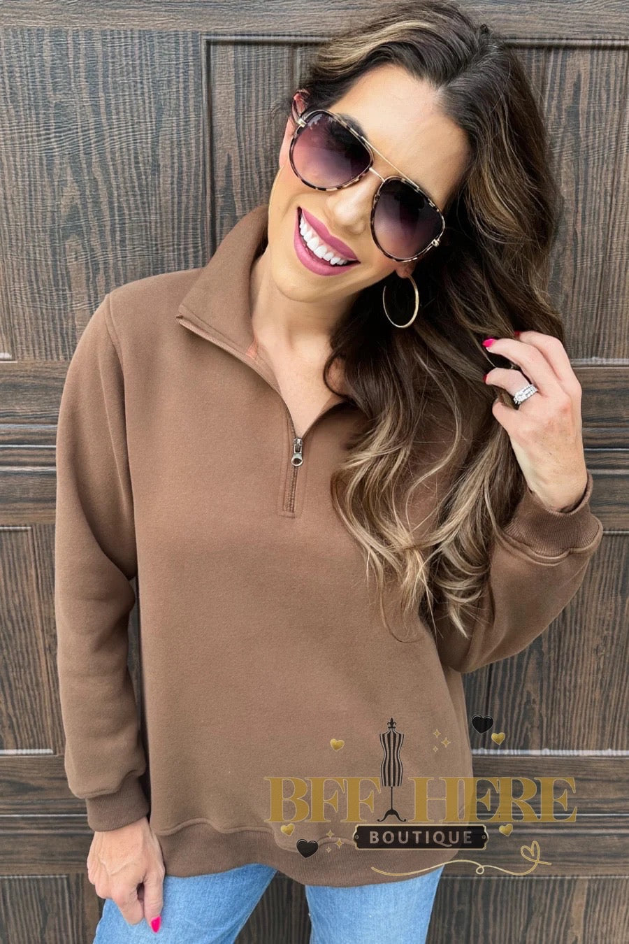 McKenna Pullover - Brown by Jess Lea - BFF Here