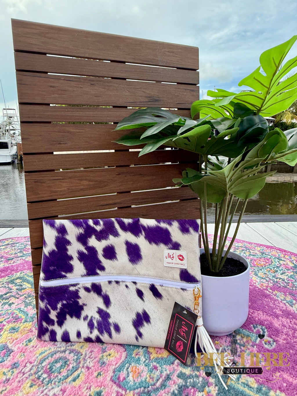 Violet Vaquero by Makeup Junkie Bags (Choice of Size) - BFF Here