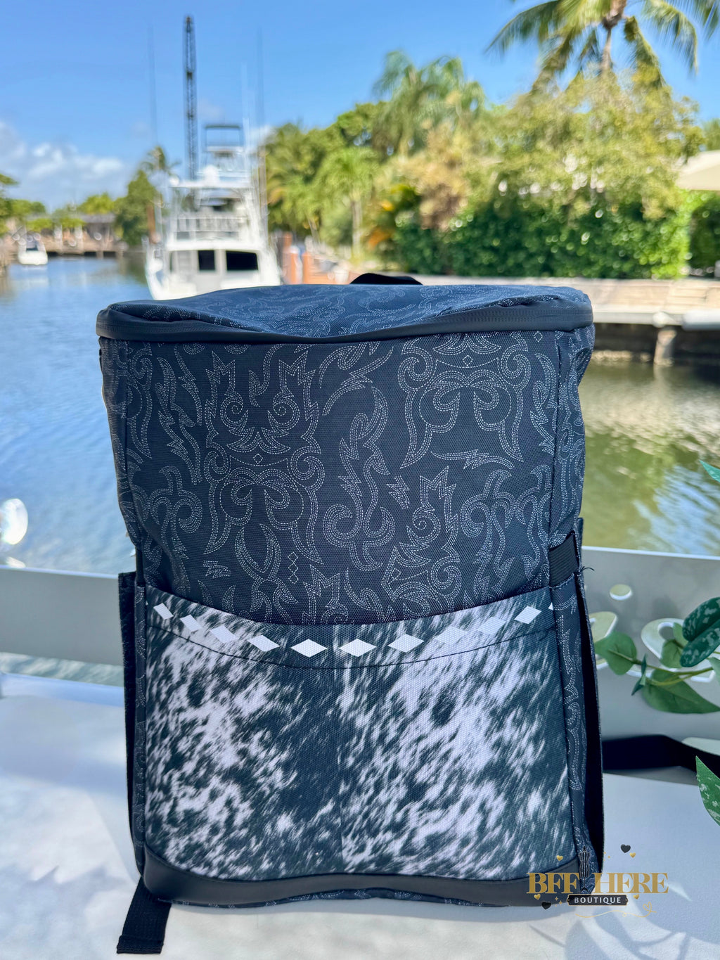 Meet Me At The Lake Backpack Cooler by Sterling Kreek - BFF Here