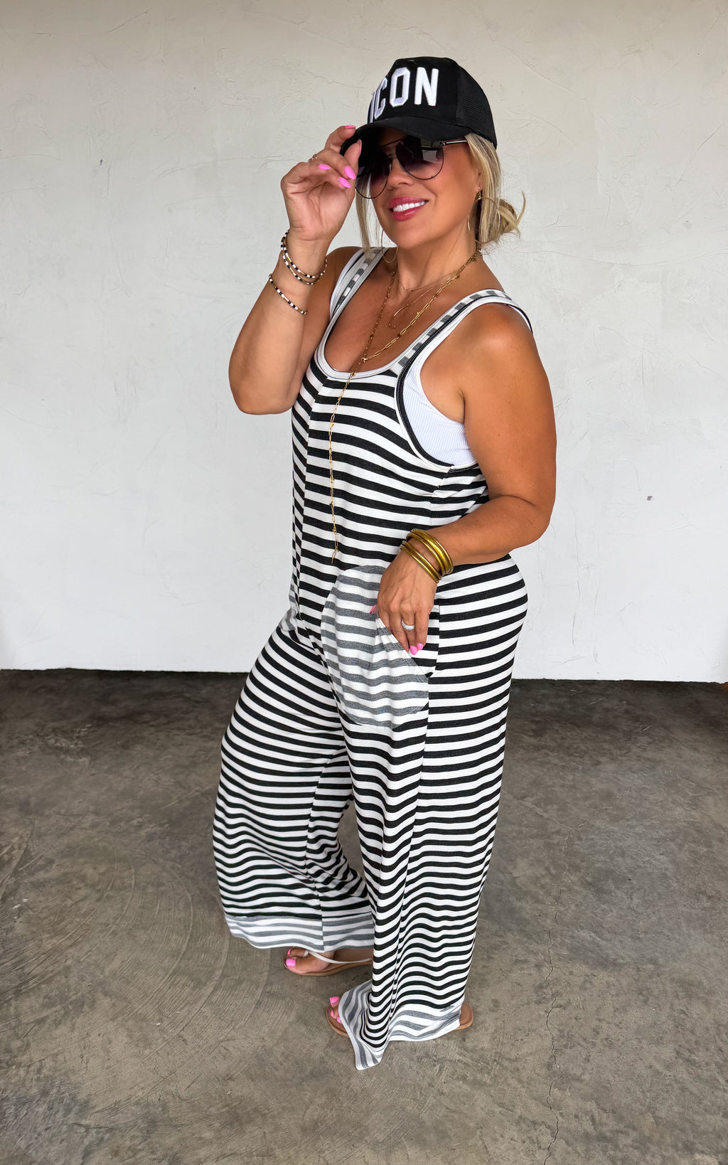 PREORDER- Ricki Stripe Terry Romper by Blakeley (ETA: August) - BFF Here