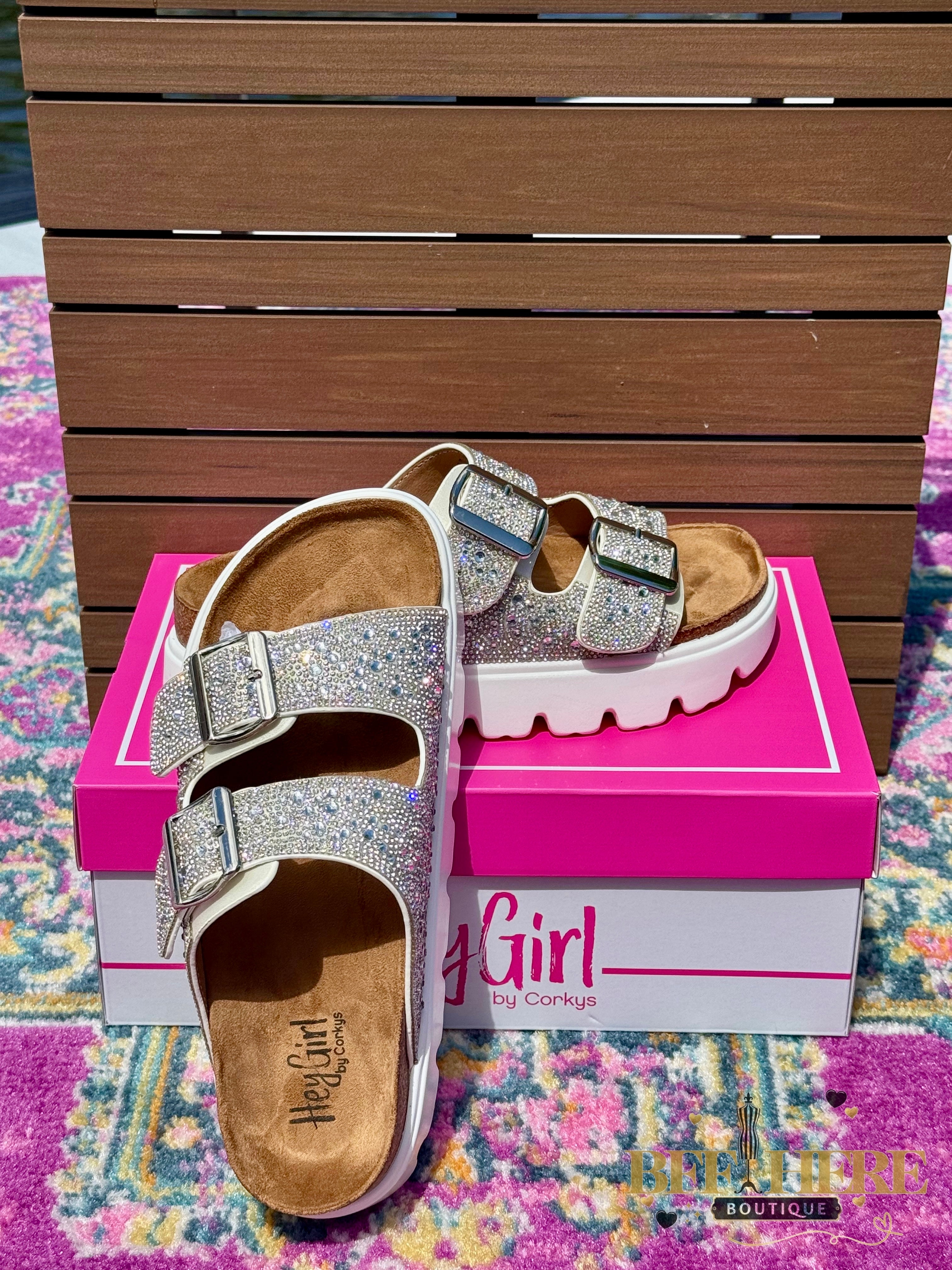 Rumor Has It - Clear Rhinestone by Corkys - BFF Here