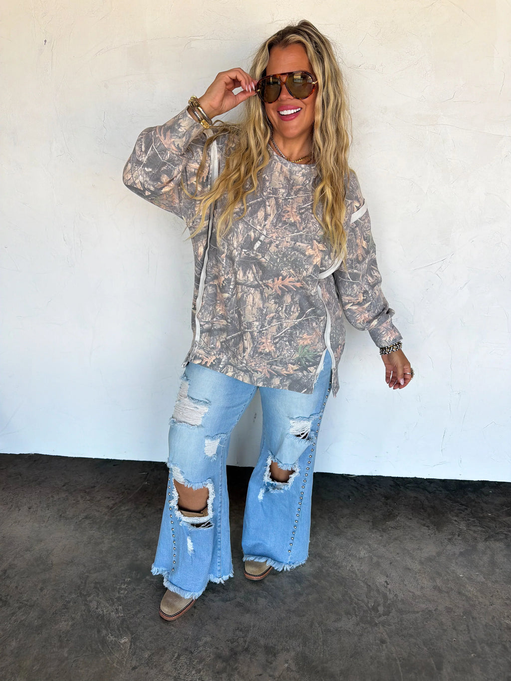 PREORDER: Wander Camo Classic Crew Pullover by Blakeley (ETA: November)