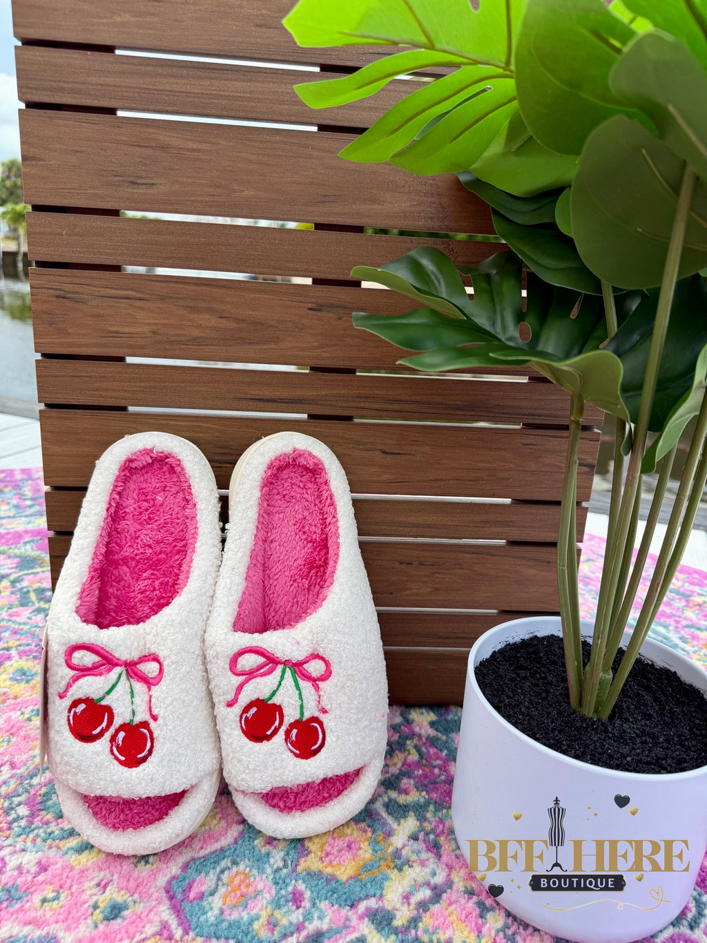 Cherry Bomb Slippers by Jess Lea - BFF Here