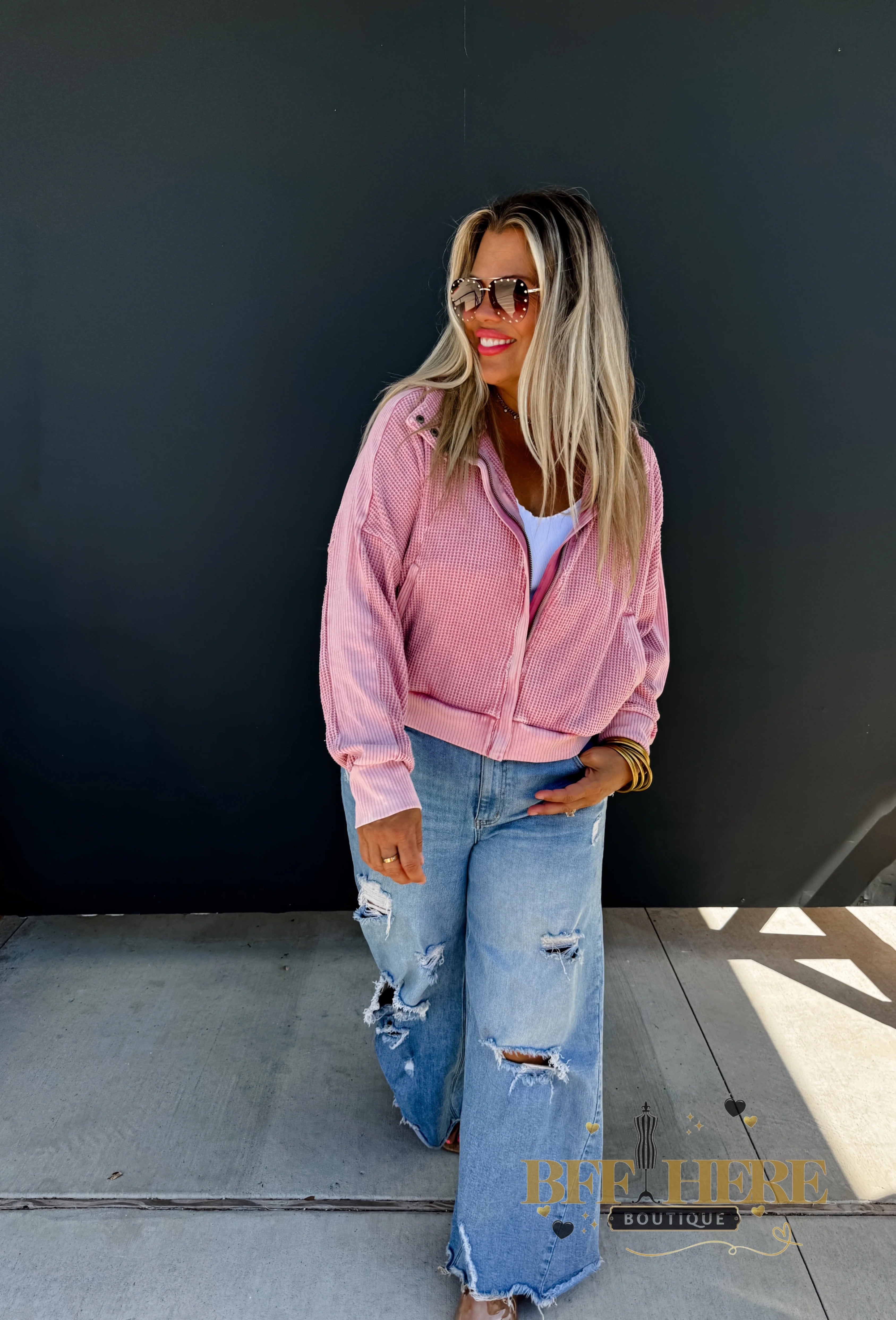 Maisie Mineral Wash Hoodie by Blakeley - BFF Here