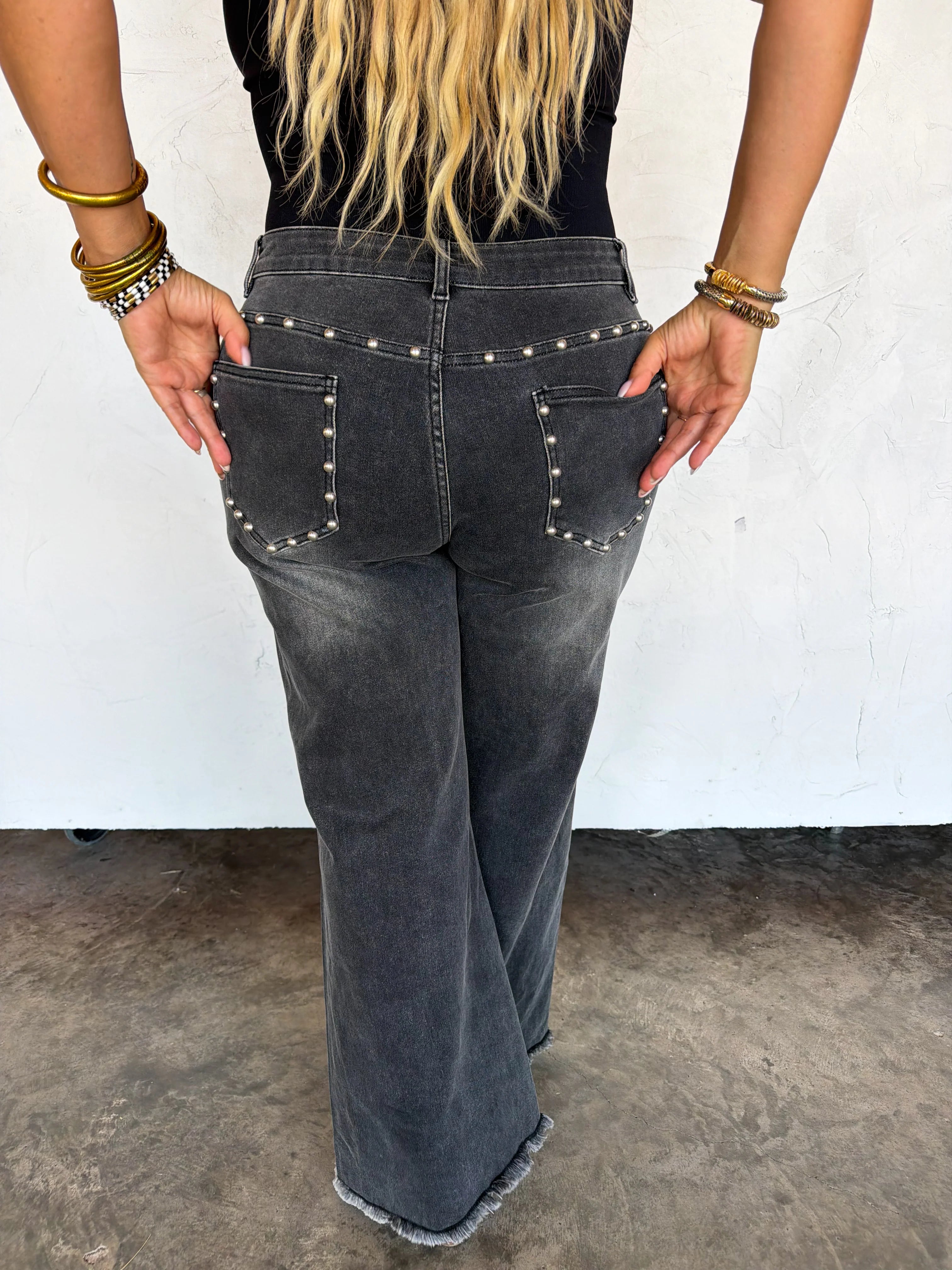 PREORDER: Off The Grid Studded Jeans by Blakeley (ETA: November)