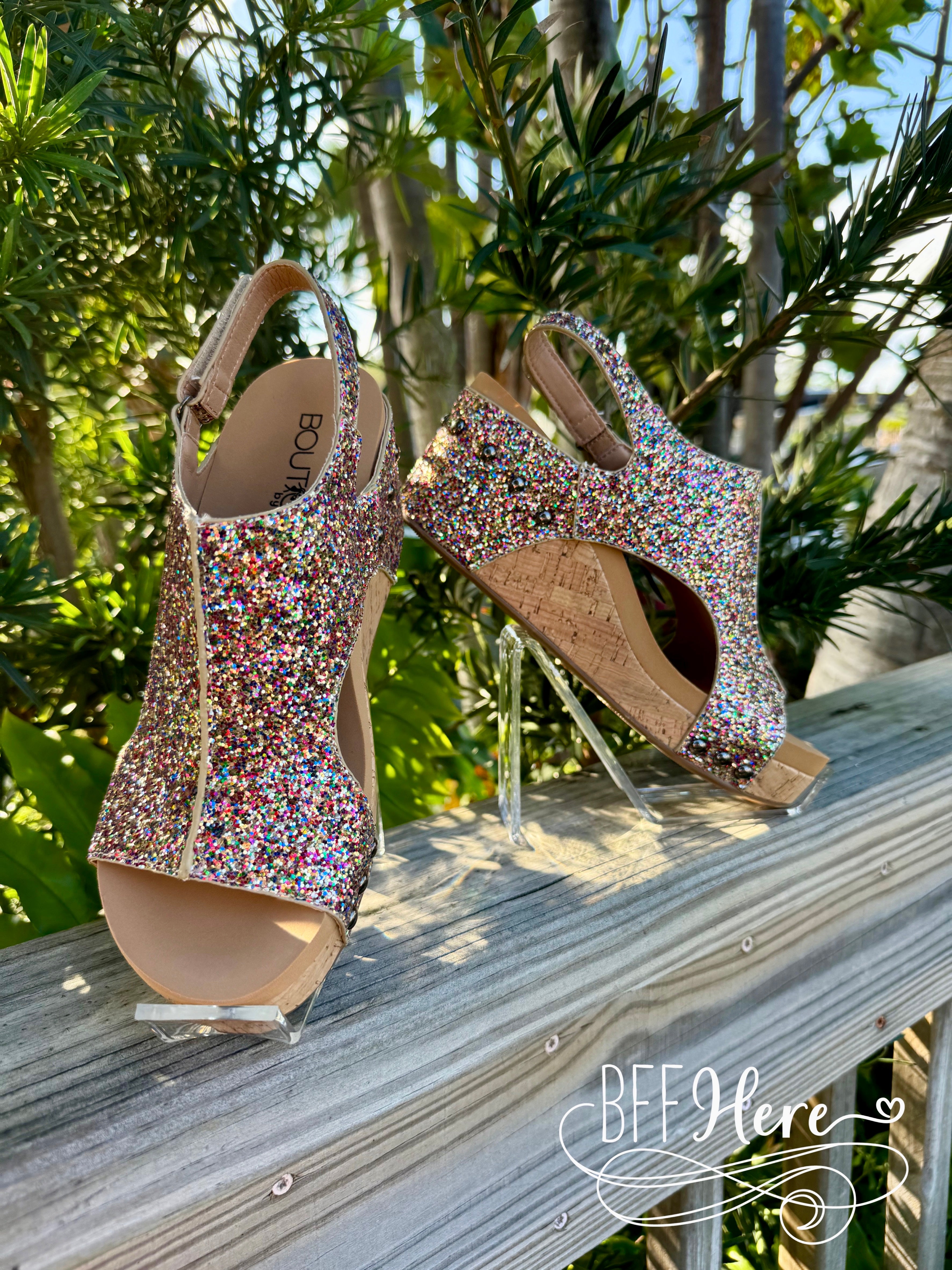 Carley - Confetti Glitter by Corkys - BFF Here