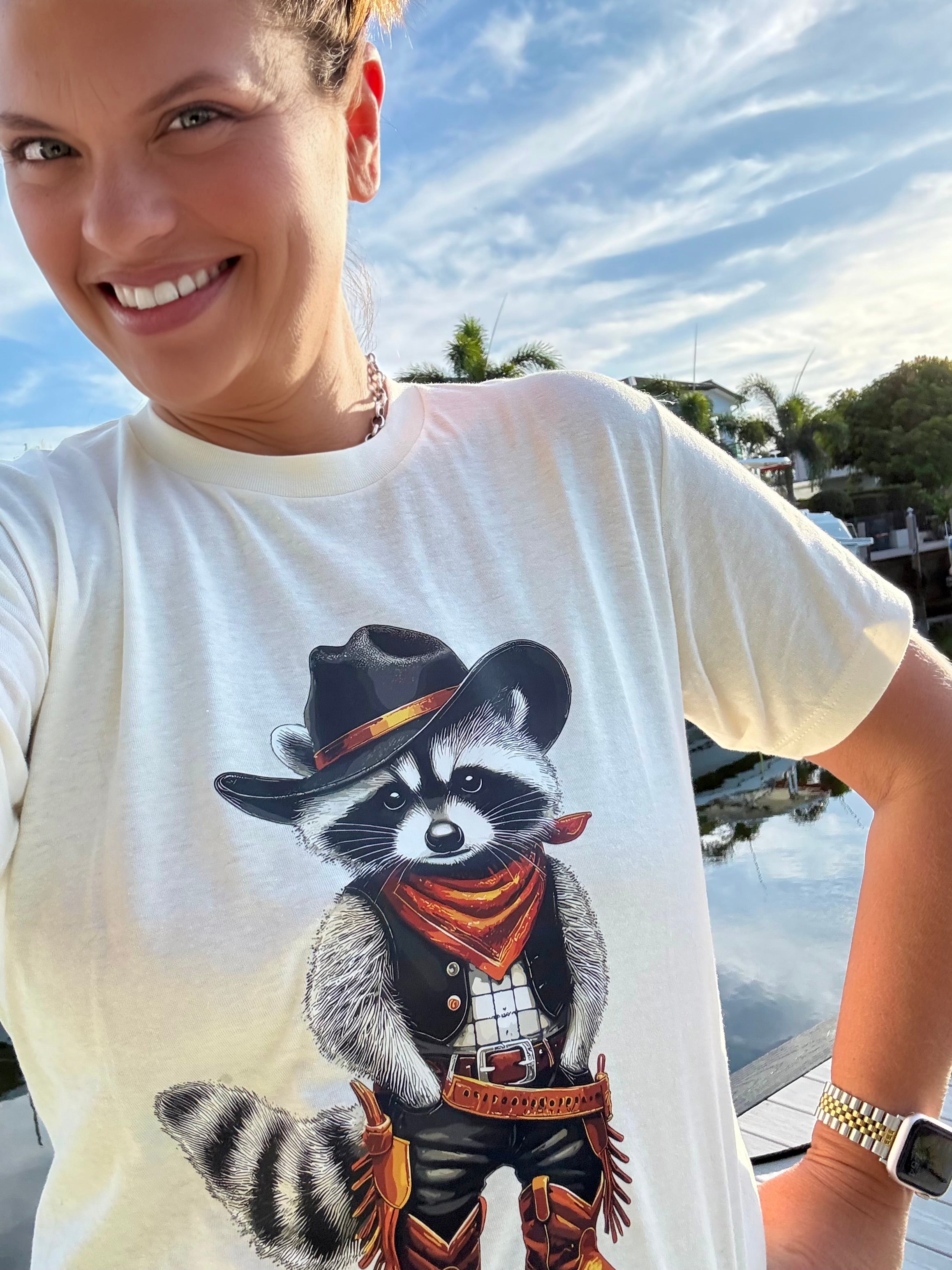 Rootin’ Tootin’ Raccoon Tee - BFF Here