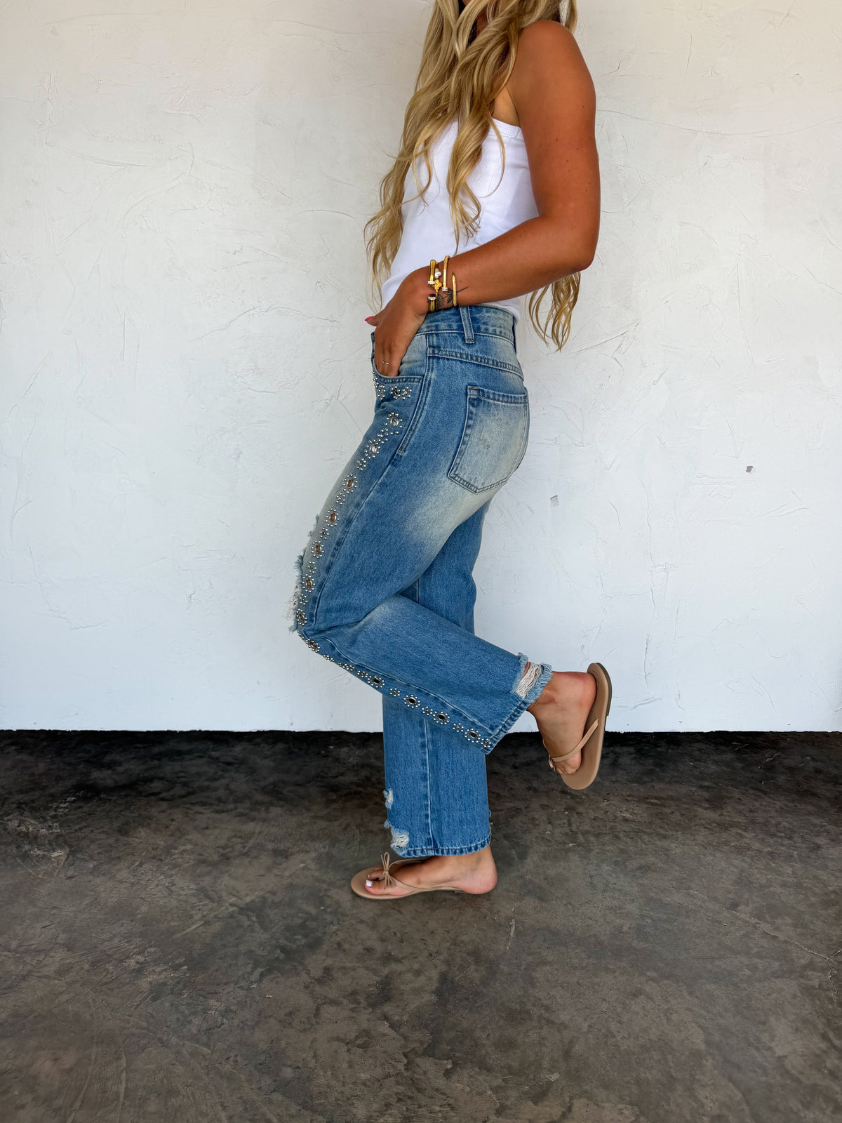 PREORDER: The Jagger Studded Jeans by Blakeley (ETA: January) - BFF Here