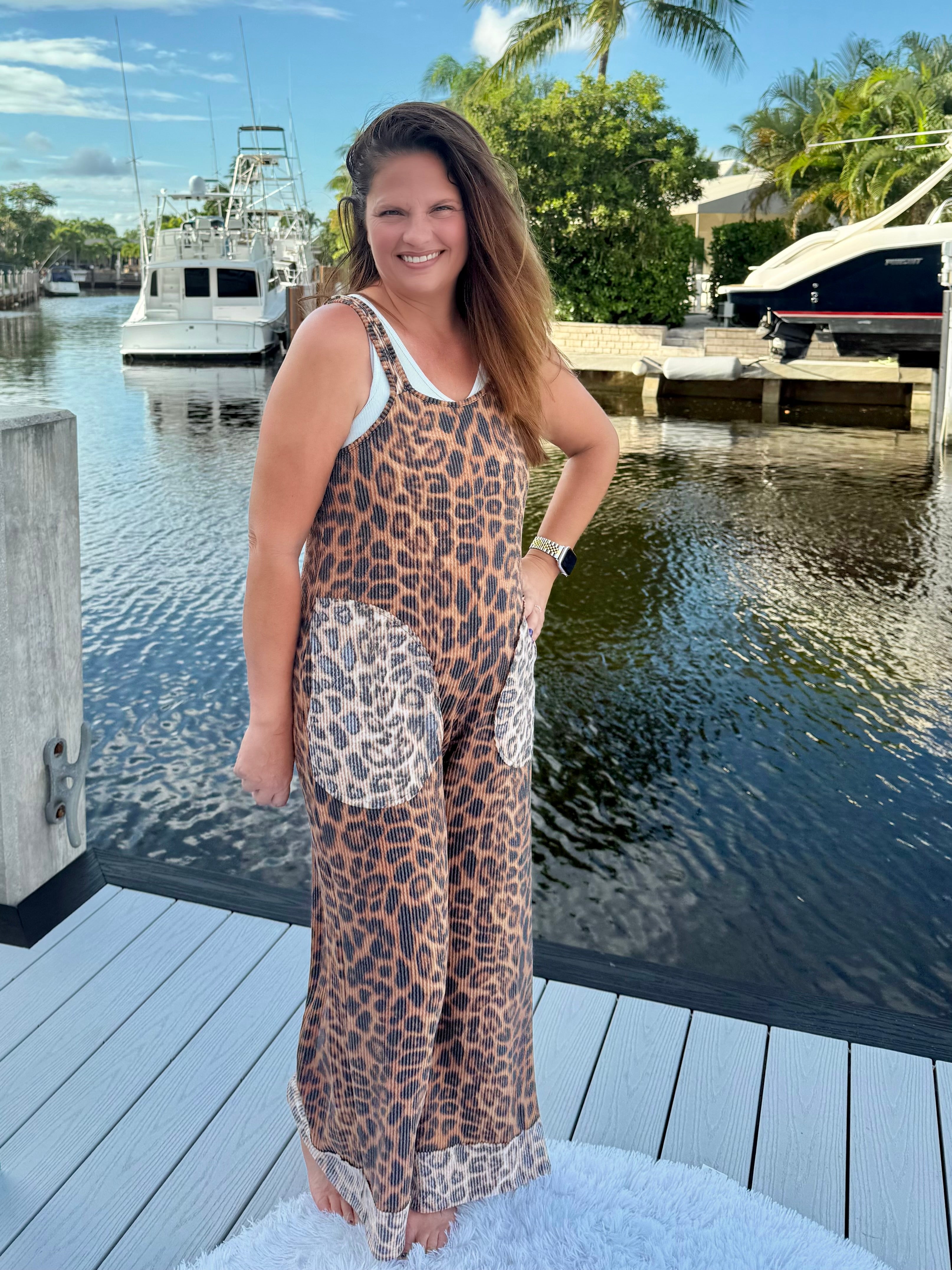 Ricki Cheetah Romper by Blakeley - BFF Here