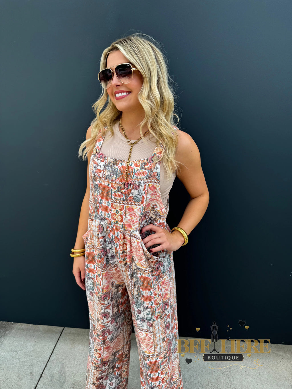 Cassidy Fall Boho Overalls  by Blakeley - BFF Here