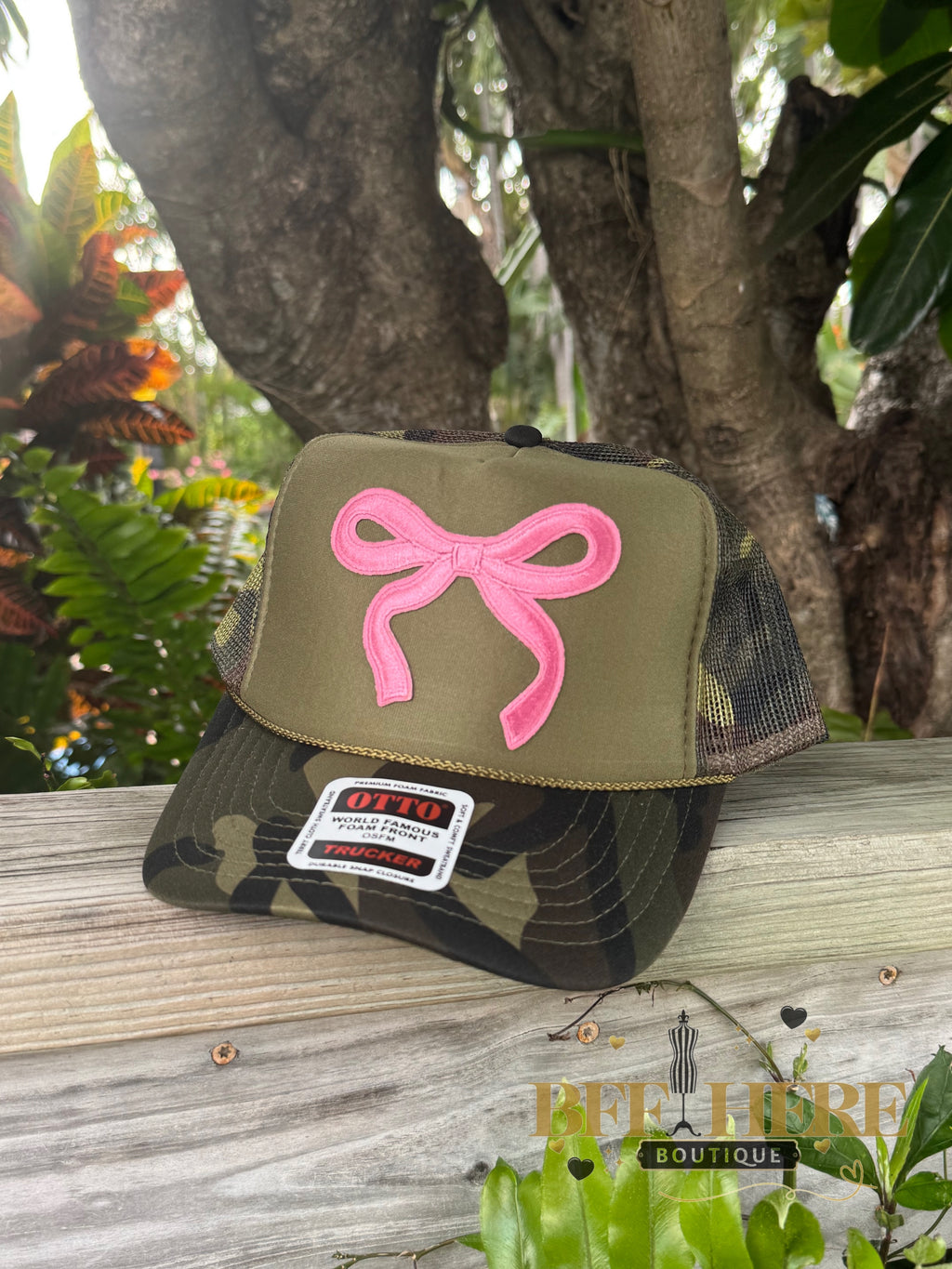 Bow Babe Trucker Hat / Choice of Color - BFF Here