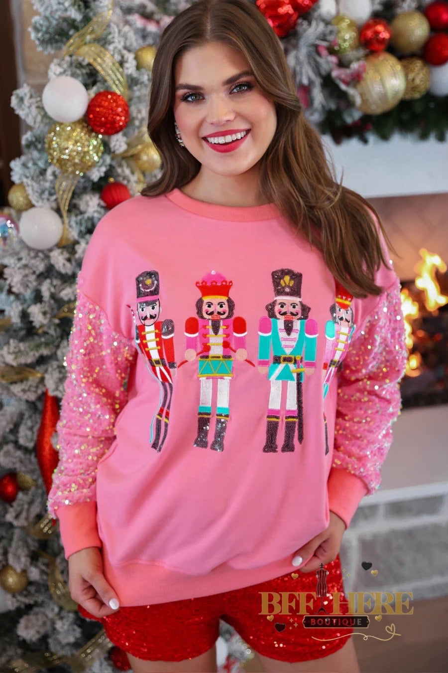 Season To Sparkle Sequin Top by Jess Lea - BFF Here