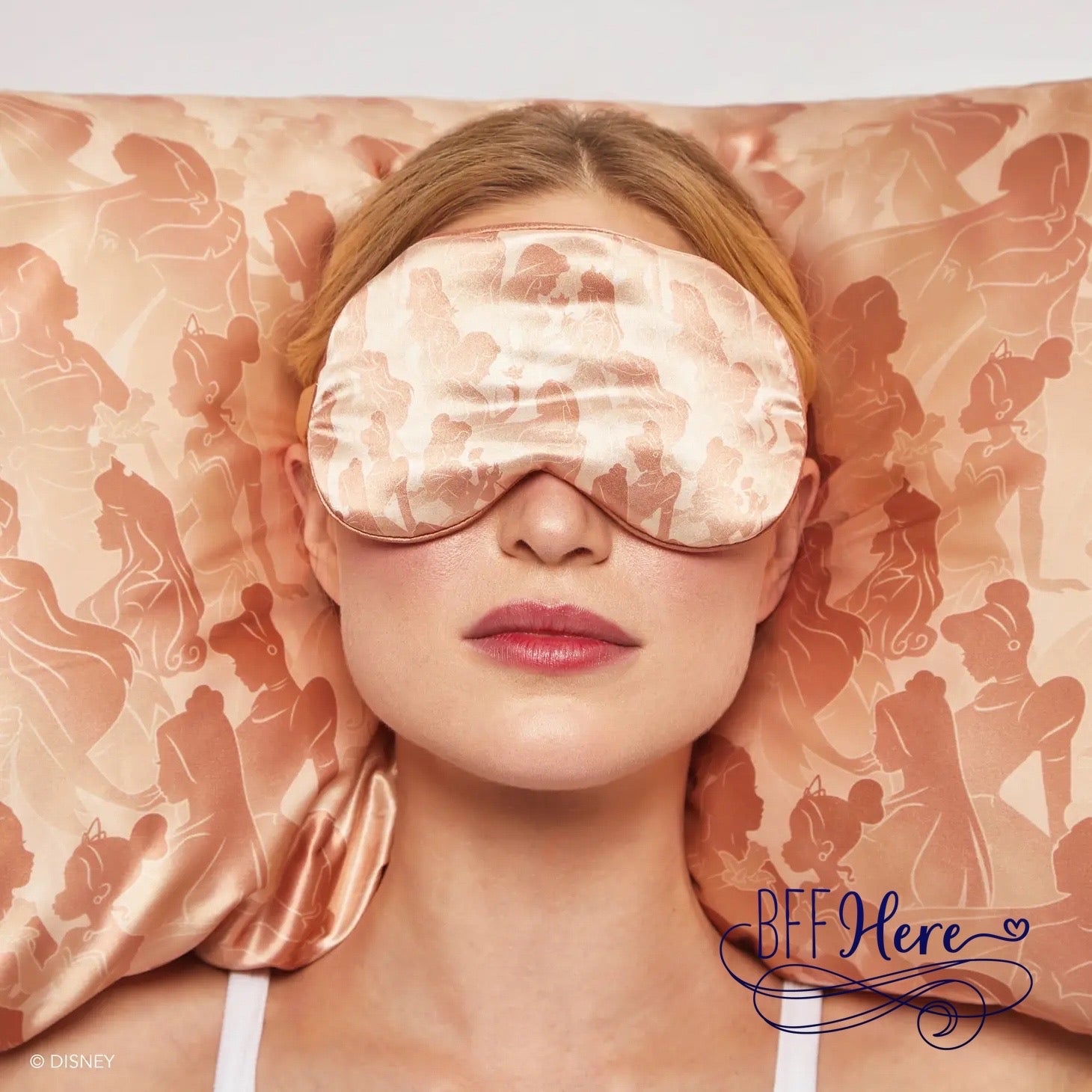 Disney X Kitsch Satin Eye Mask- Princess Party - BFF Here