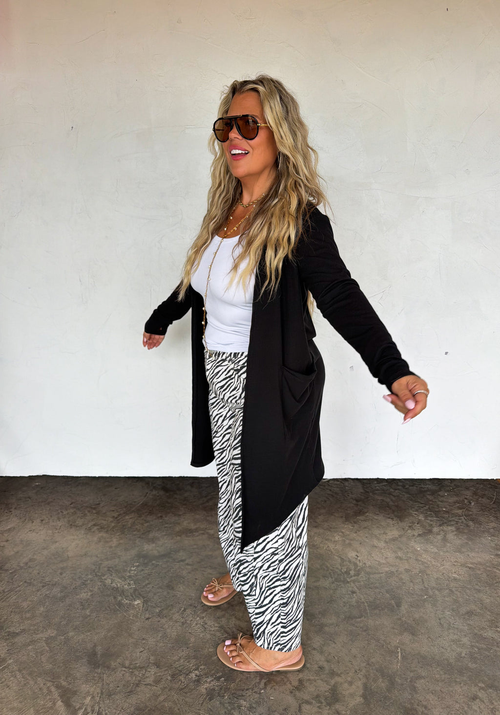 PREORDER: Zebra Bex Barrel Jeans by Blakeley (ETA December)