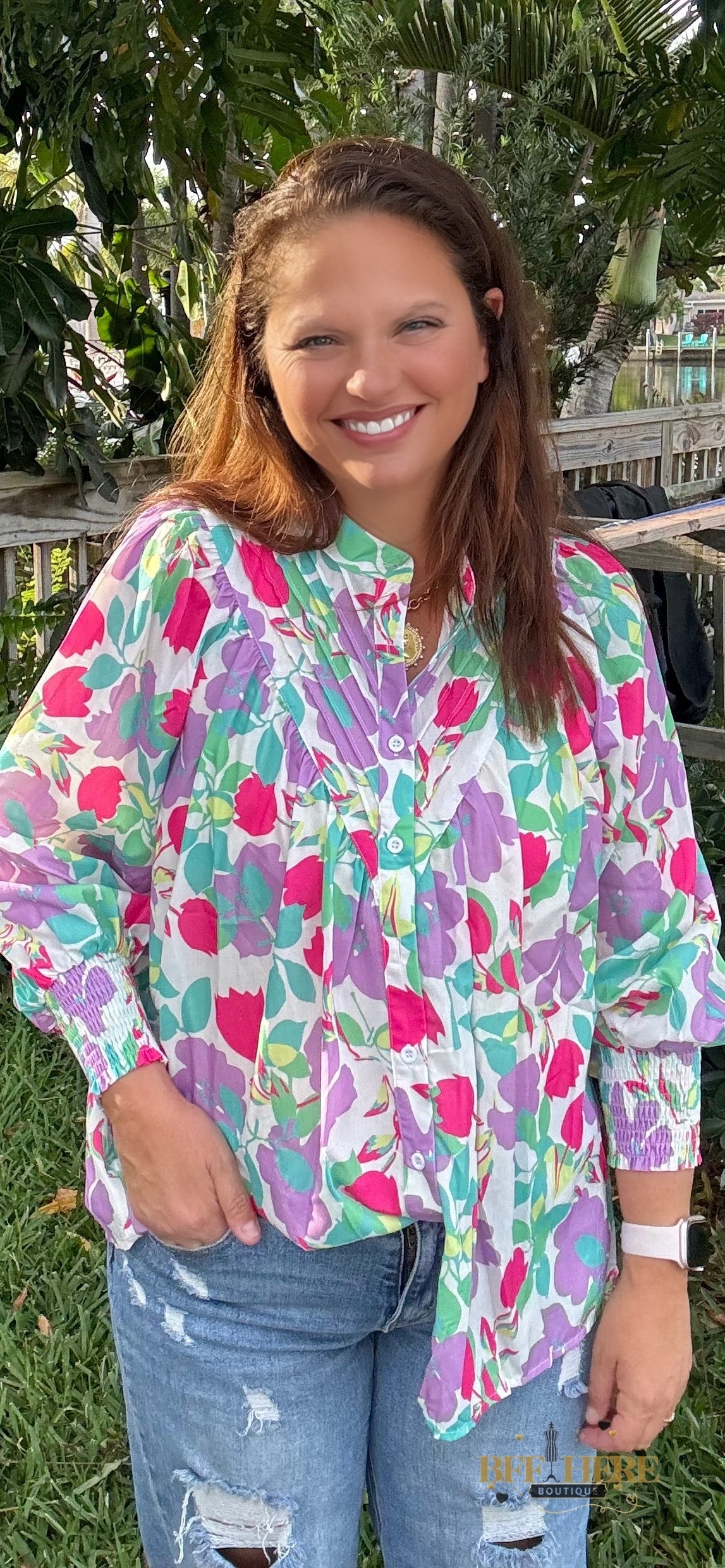 Katie Button Up Blouse / Pastel by Jess Lea - BFF Here