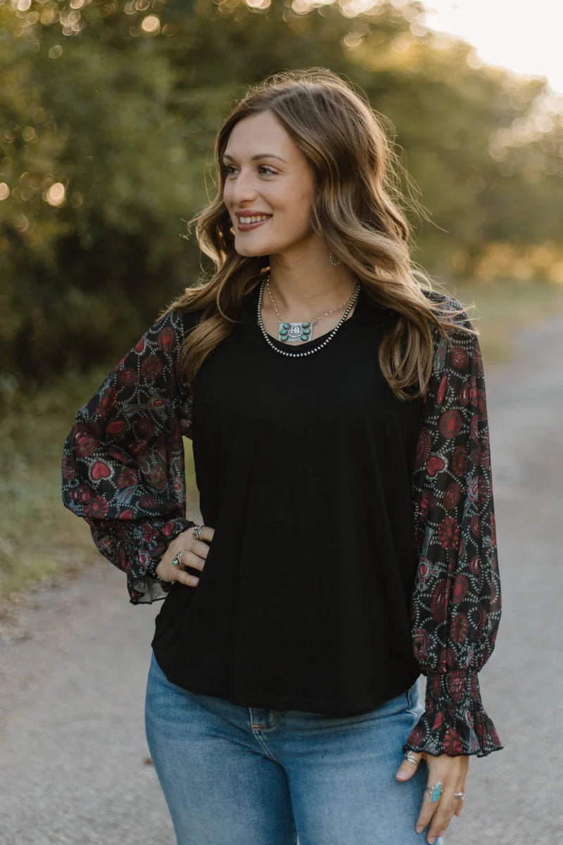 Pearls In December Top by Sterling Kreek - BFF Here