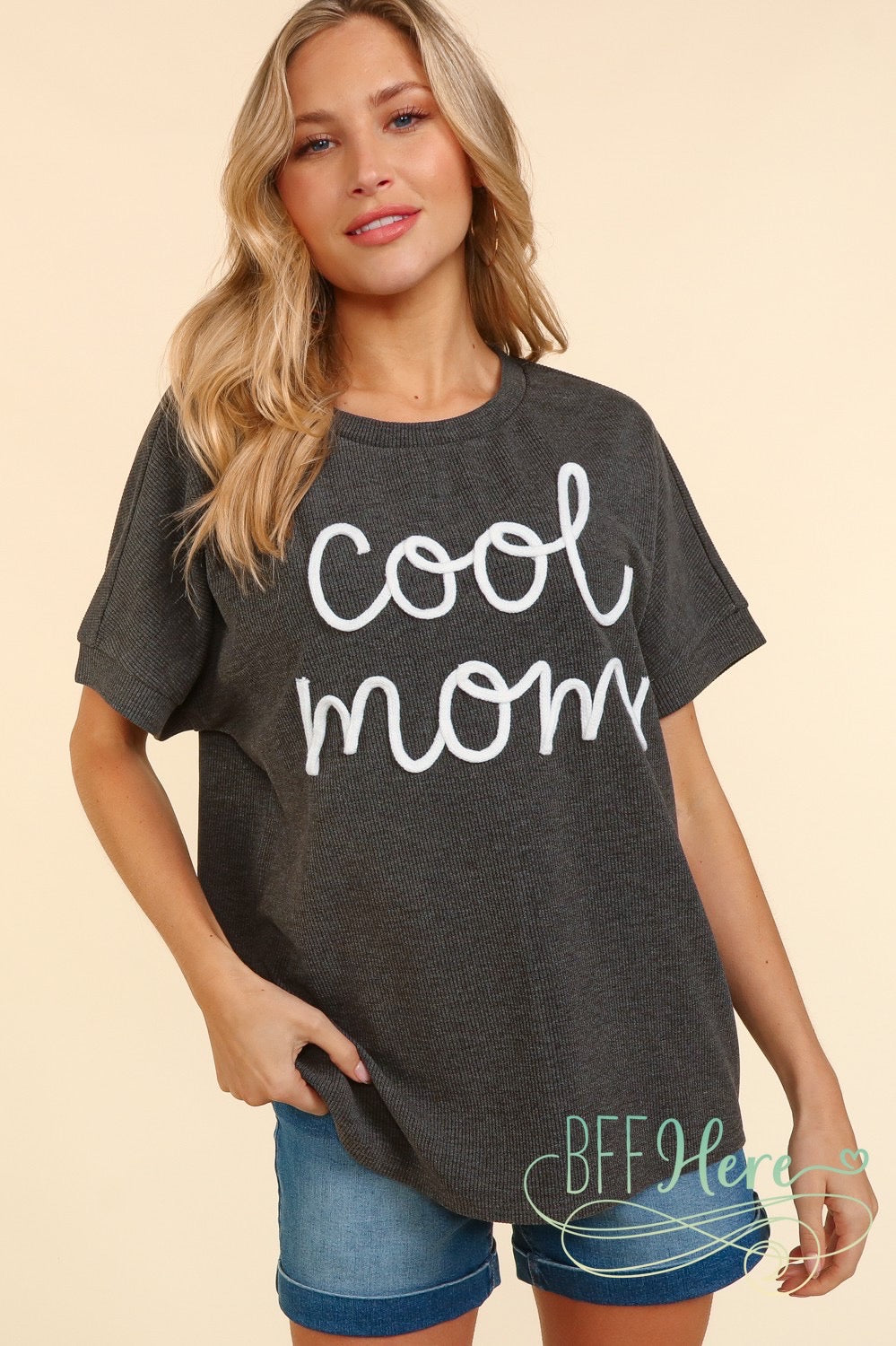Fun & Fab 'Cool Mom' Tee - BFF Here