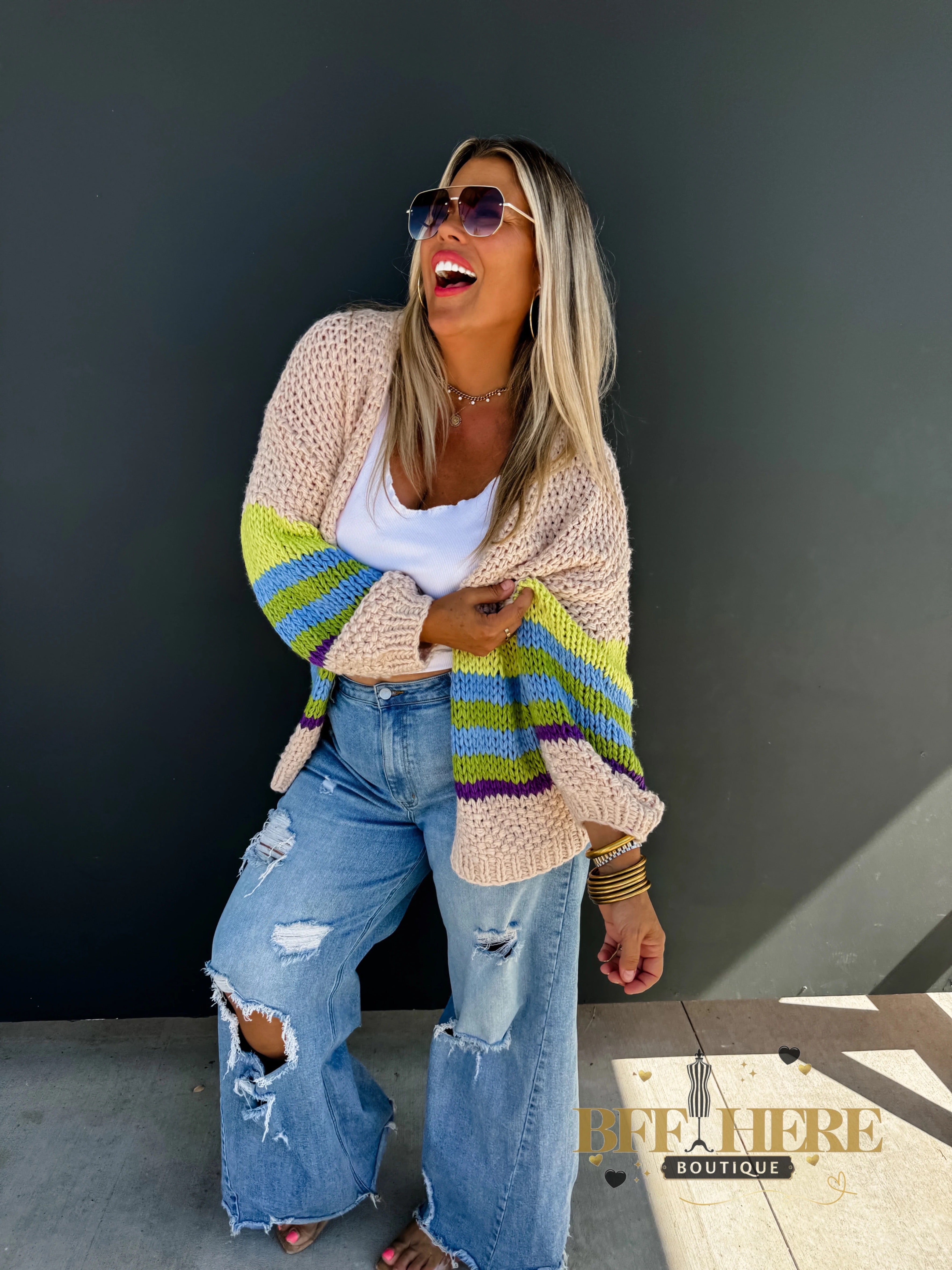 Charlotte Knit Cardigan by Blakeley / Choice of Color - BFF Here