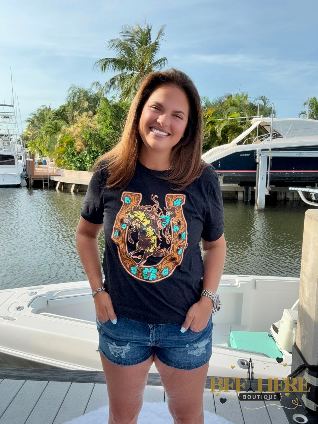 Threw A Shoe Tee by Sterling Kreek - BFF Here