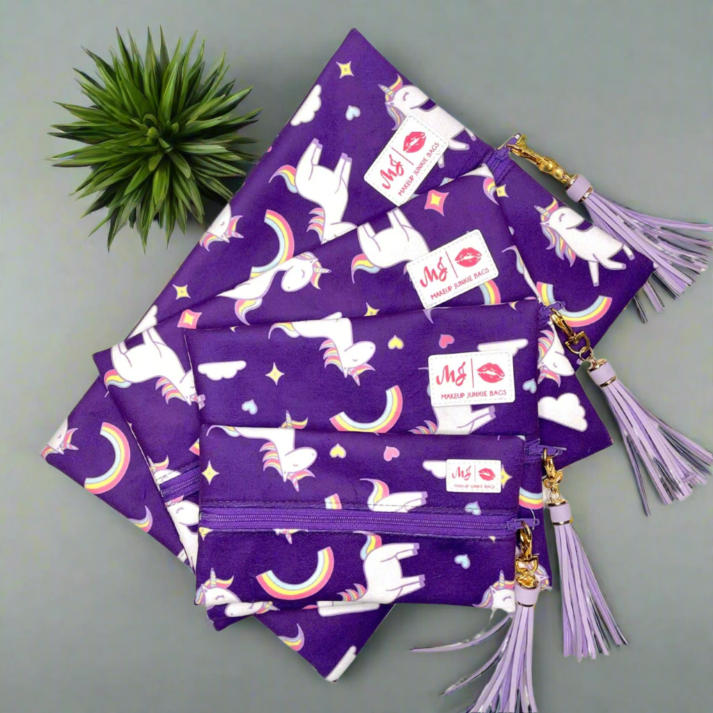 Unicorn Dreams - Purple by Makeup Junkie Bags - BFF Here