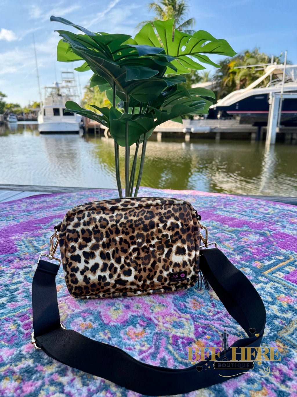 Lady Leopard Uptown by Makeup Junkie Bags - BFF Here
