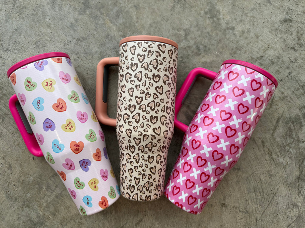 Valentine’s Stainless Steel Tumblers  by Blakeley - BFF Here