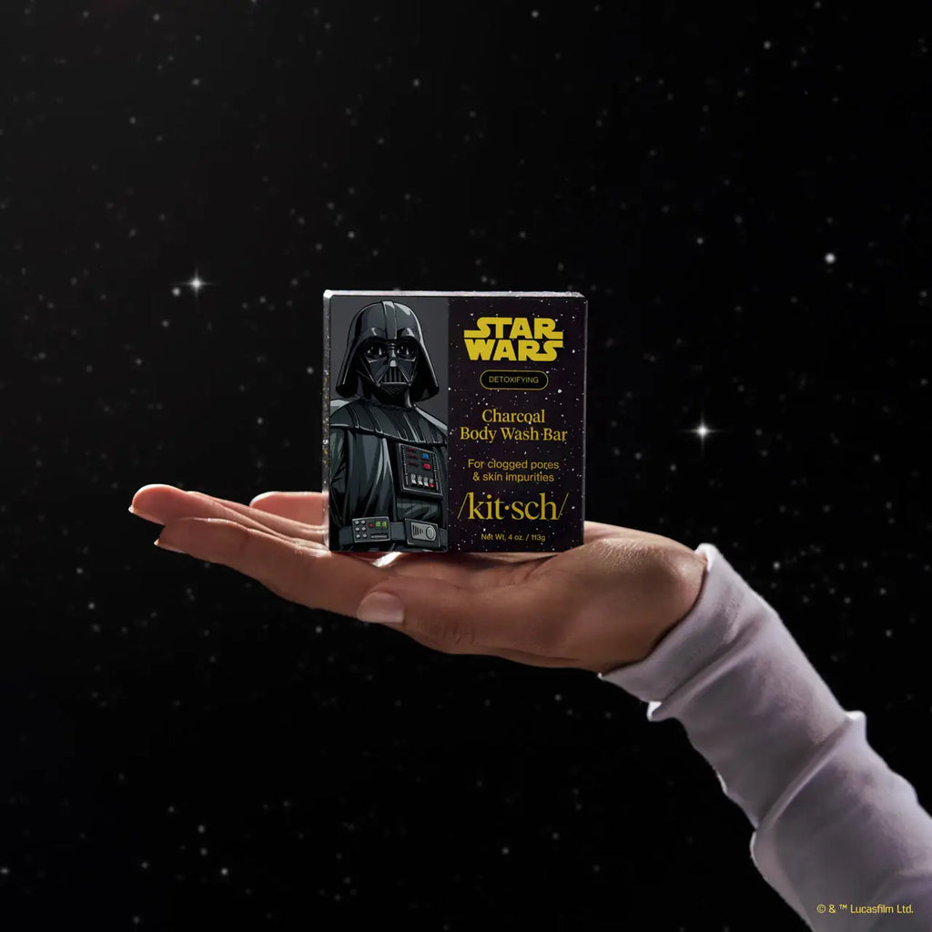 Star Wars™ & Kitsch Charcoal Detoxifying Solid Body Wash - Darth Detox (Ships Mid December)