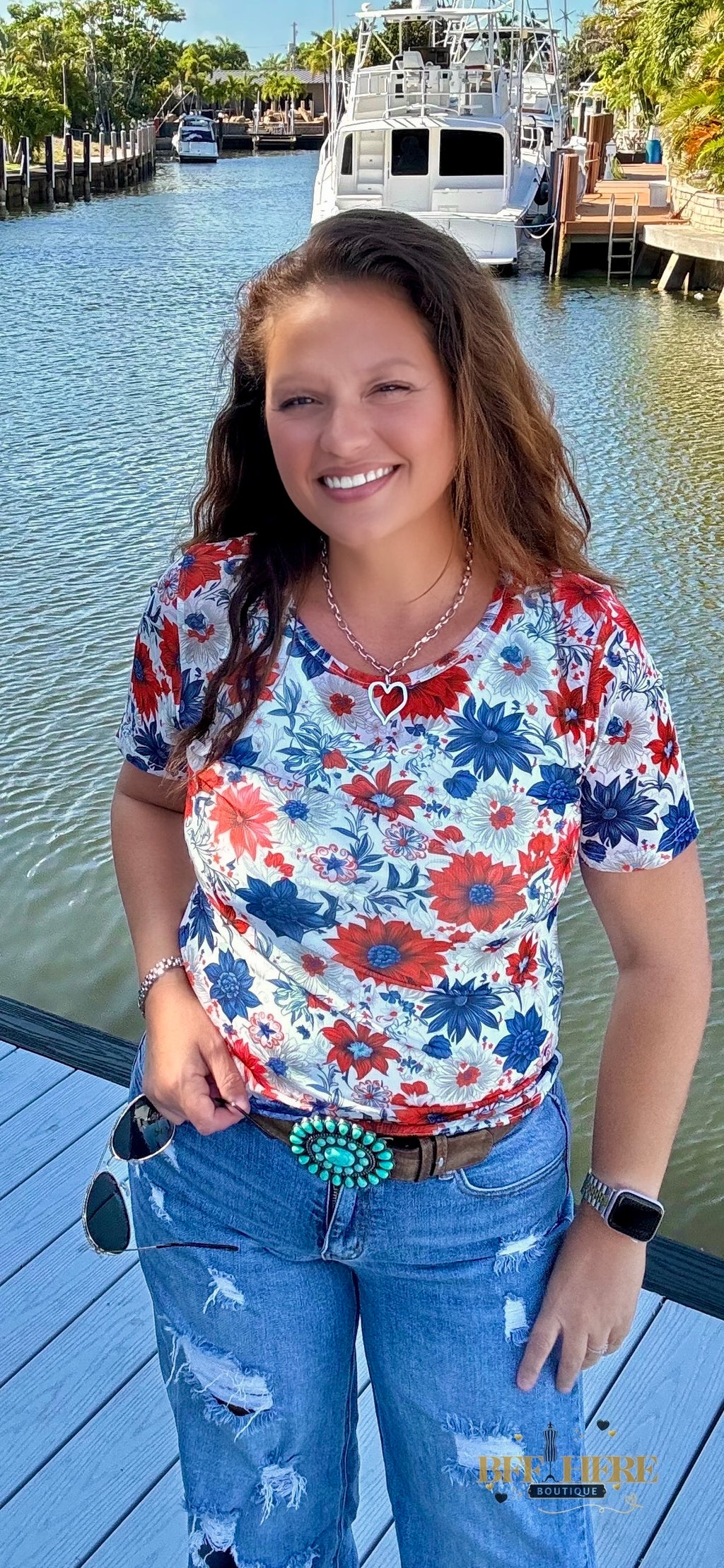 Let Your Dreams Blossom Mesh Top by Sterling Kreek - BFF Here