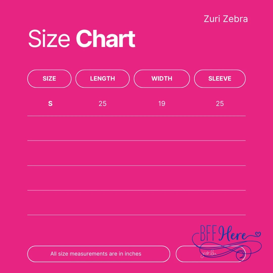 Zuri Zebra Quarter Zip Pullover - BFF Here