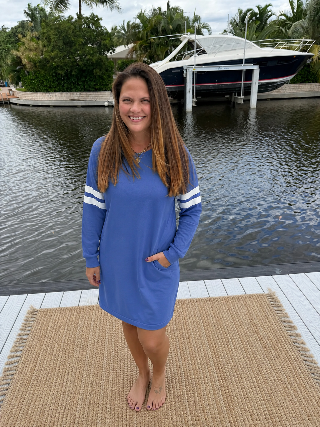 PREORDER: Weekend Varsity Pocket Dress (ETA: August)