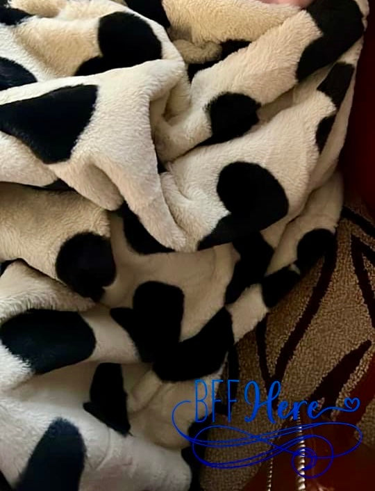 Snuggle Up in Love: The Cozy Heart Blanket! - BFF Here