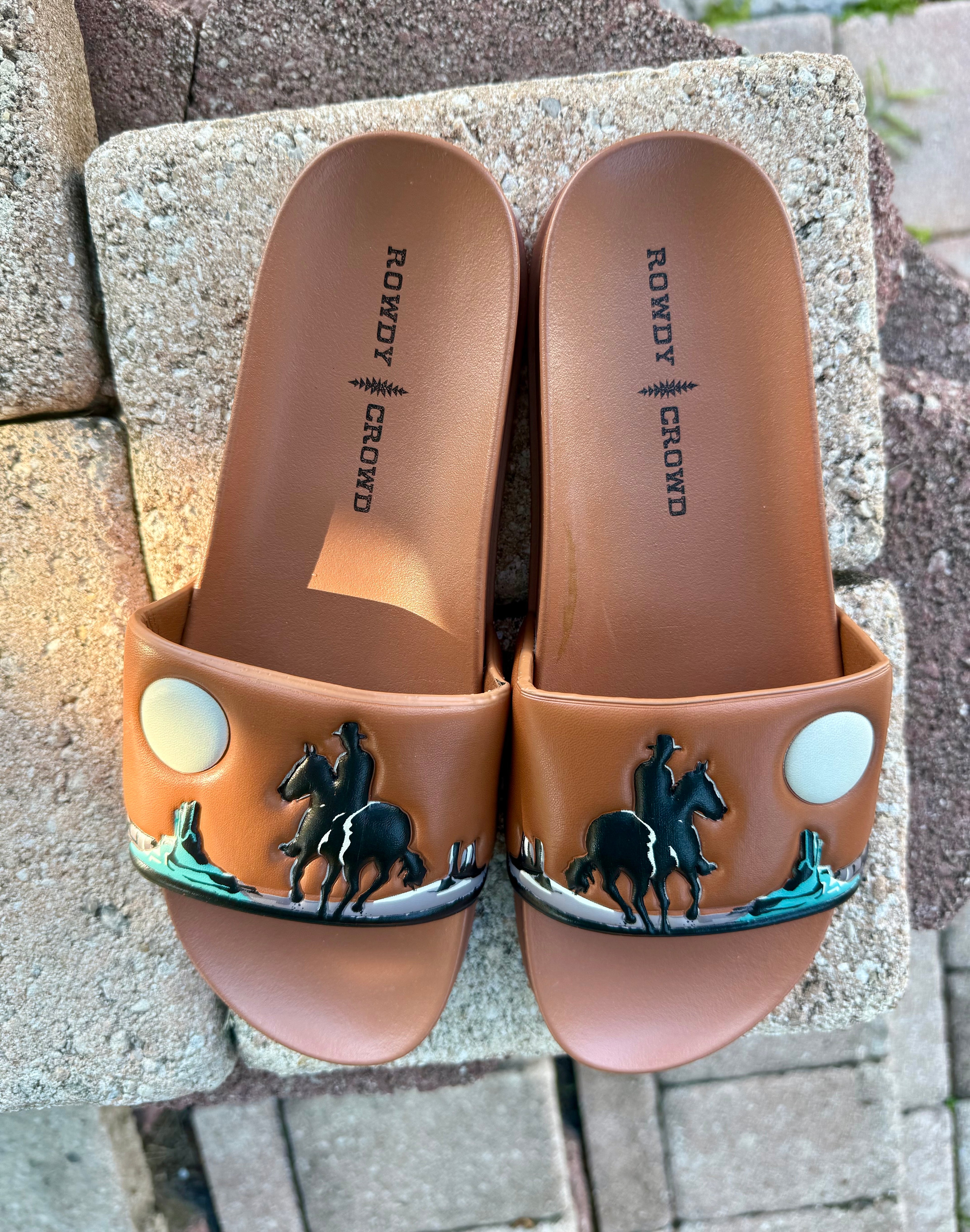 Sunset Rider Slides (Choice of Color) - BFF Here