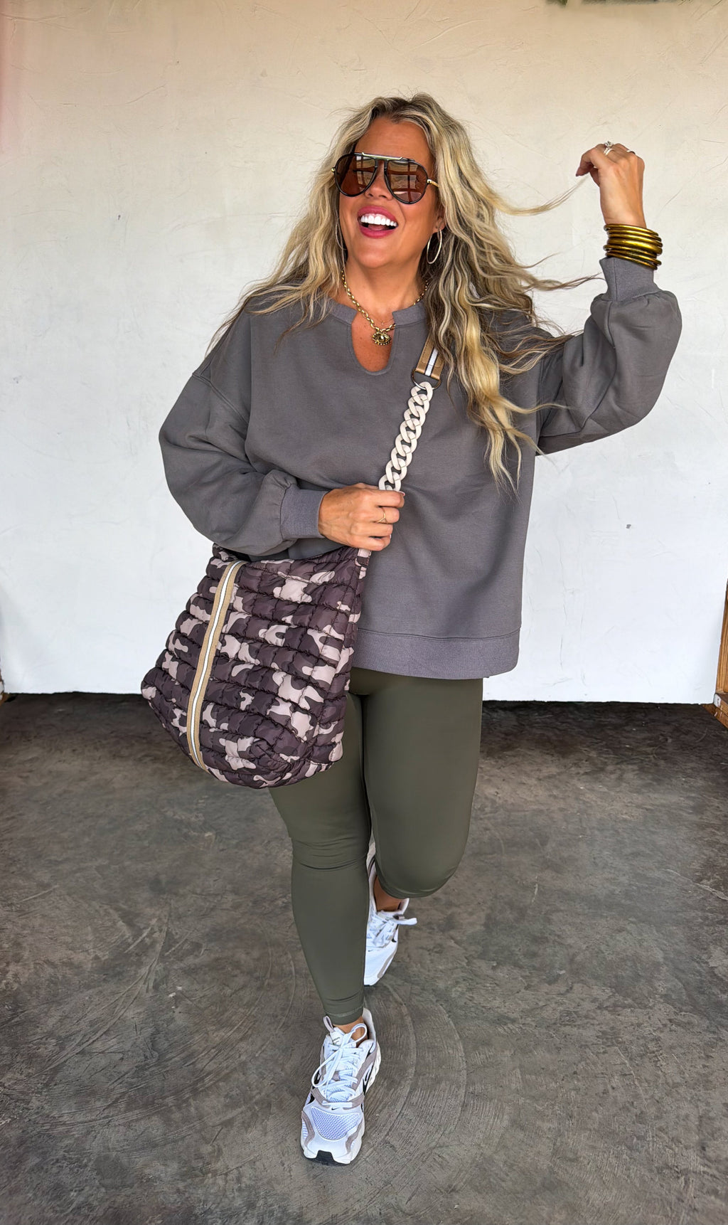 PREORDER: Camo Carry All Puffer Bag by Blakeley (ETA: December)