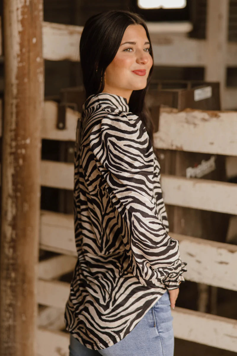 Canyon Call Top / Zebra by Sterling Kreek