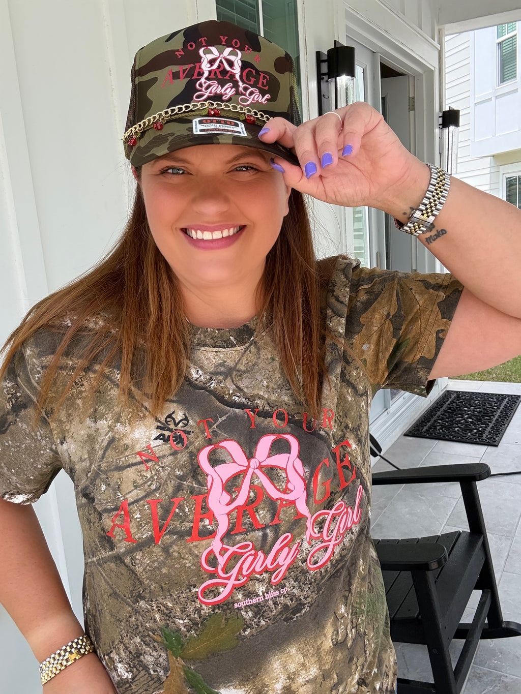 Not Your Average Girly Girl Camp Tee by Southern Bliss (ARRAY) — Ships 2-3 weeks - BFF Here