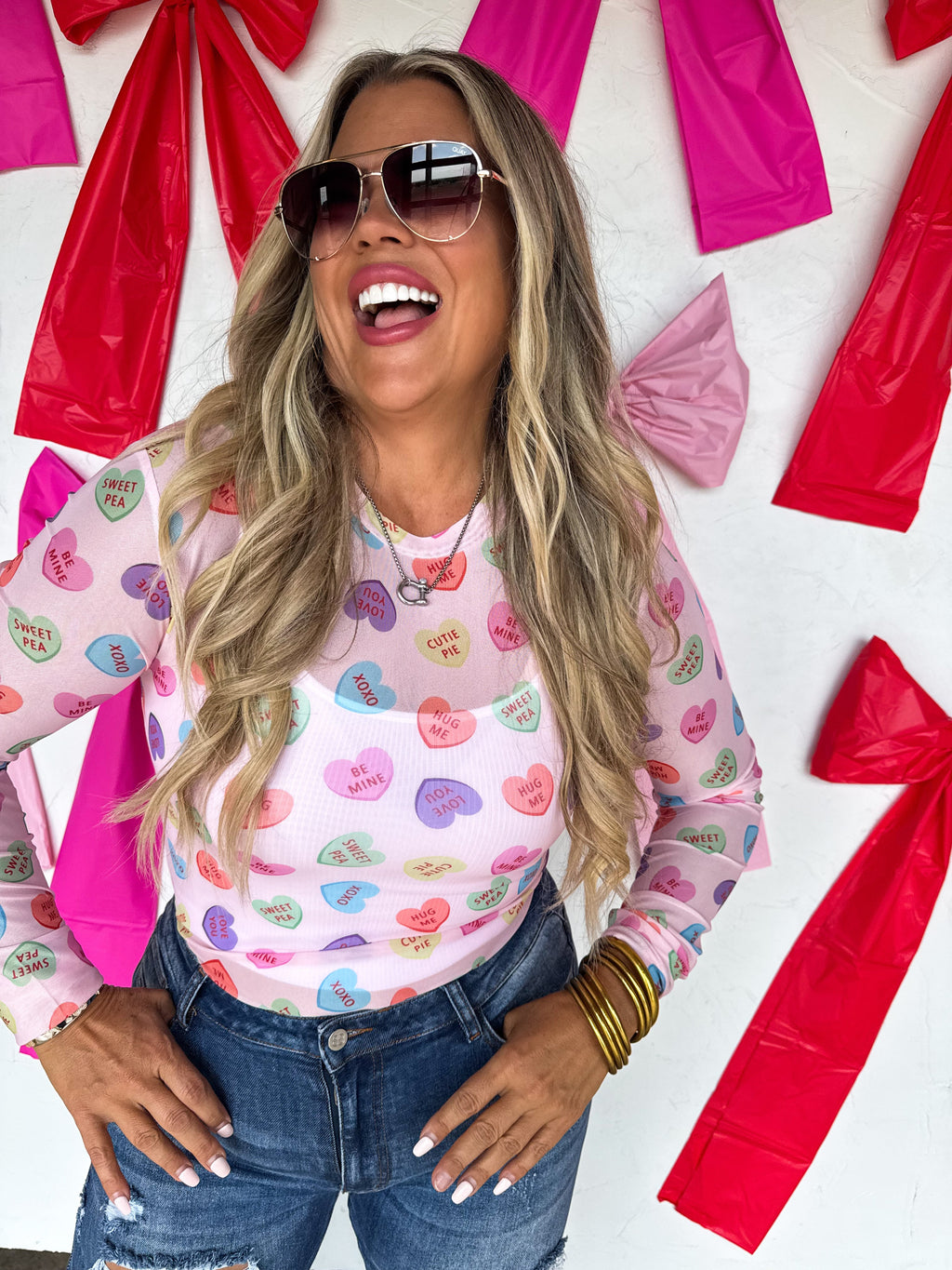 PREORDER: Valentine’s Dress It Up Mesh Tops (ETA: Mid December) - BFF Here