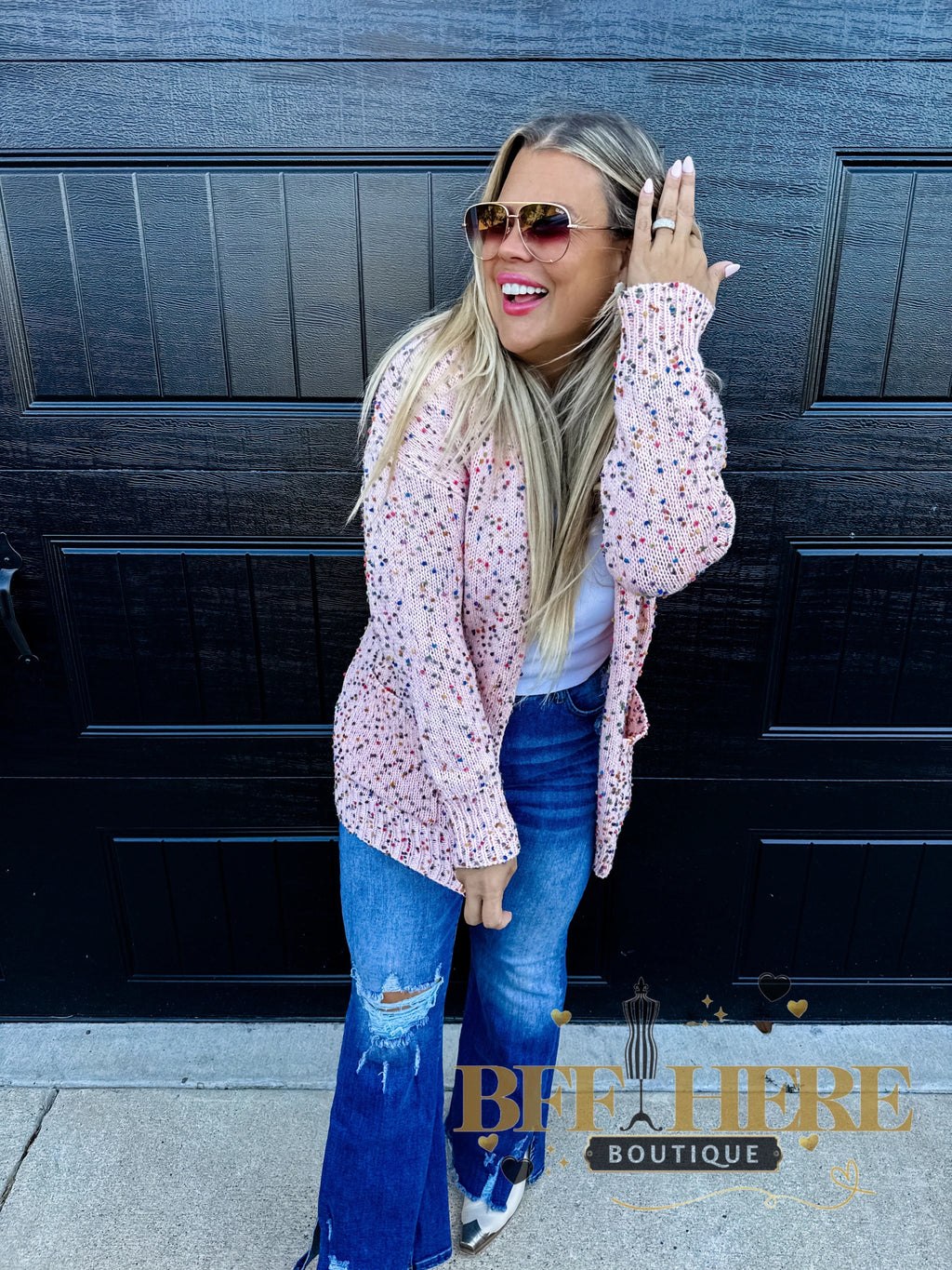 Spring Miley Dot Cardigan by Blakeley - BFF Here