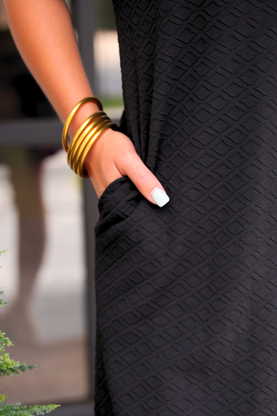 PREORDER: Ezra Textured Zipper Dress /  Black by Jess Lea (ETA: September)