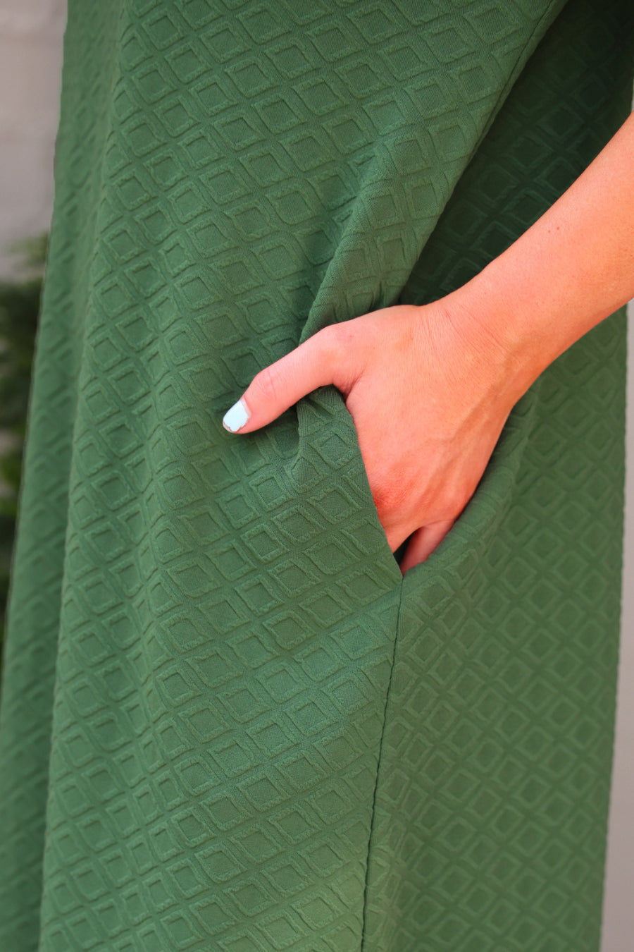 PREORDER: Ezra Textured Zipper Dress / Olive by Jess Lea (ETA: September)