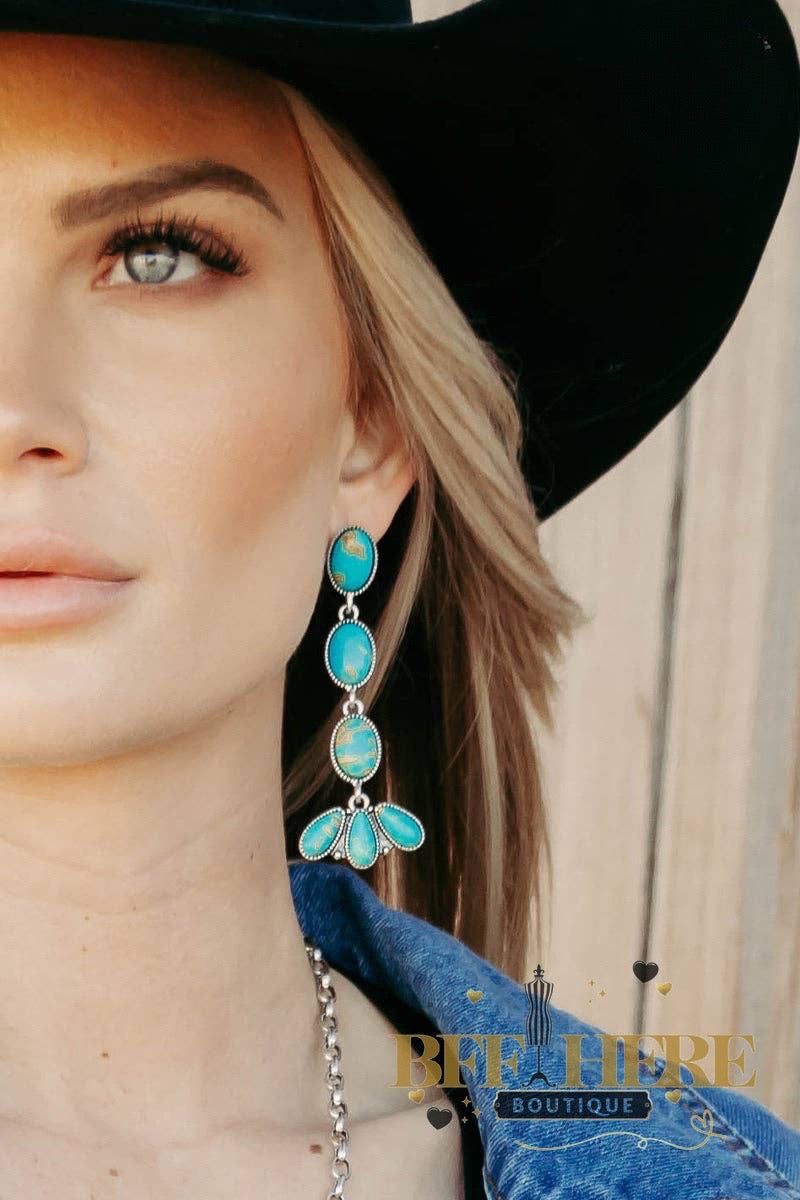 Rugged Saloon Earrings by Sterling Kreek