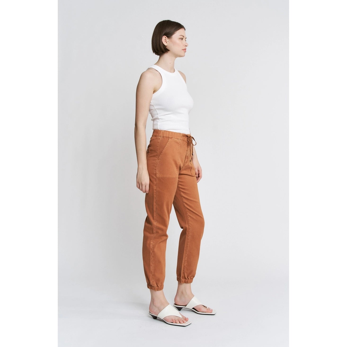 High Rise Jogger / Cinnamon by Mica Denim (ARRAY) — Ships 2-3 weeks - BFF Here