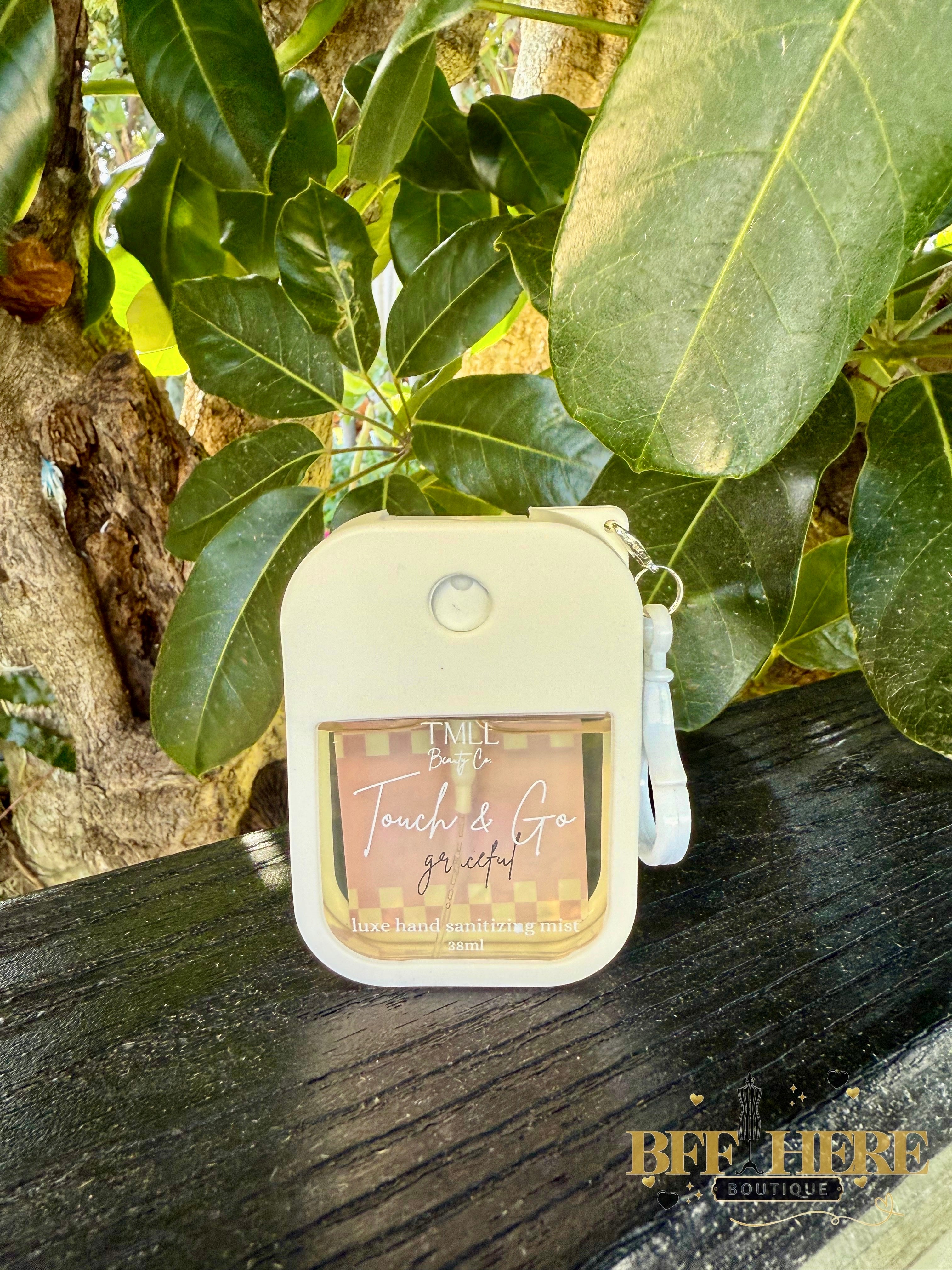Touch & Go Luxe Hand Sanitizer Mist by TMLL Beauty (Choice of Fragrance) - BFF Here