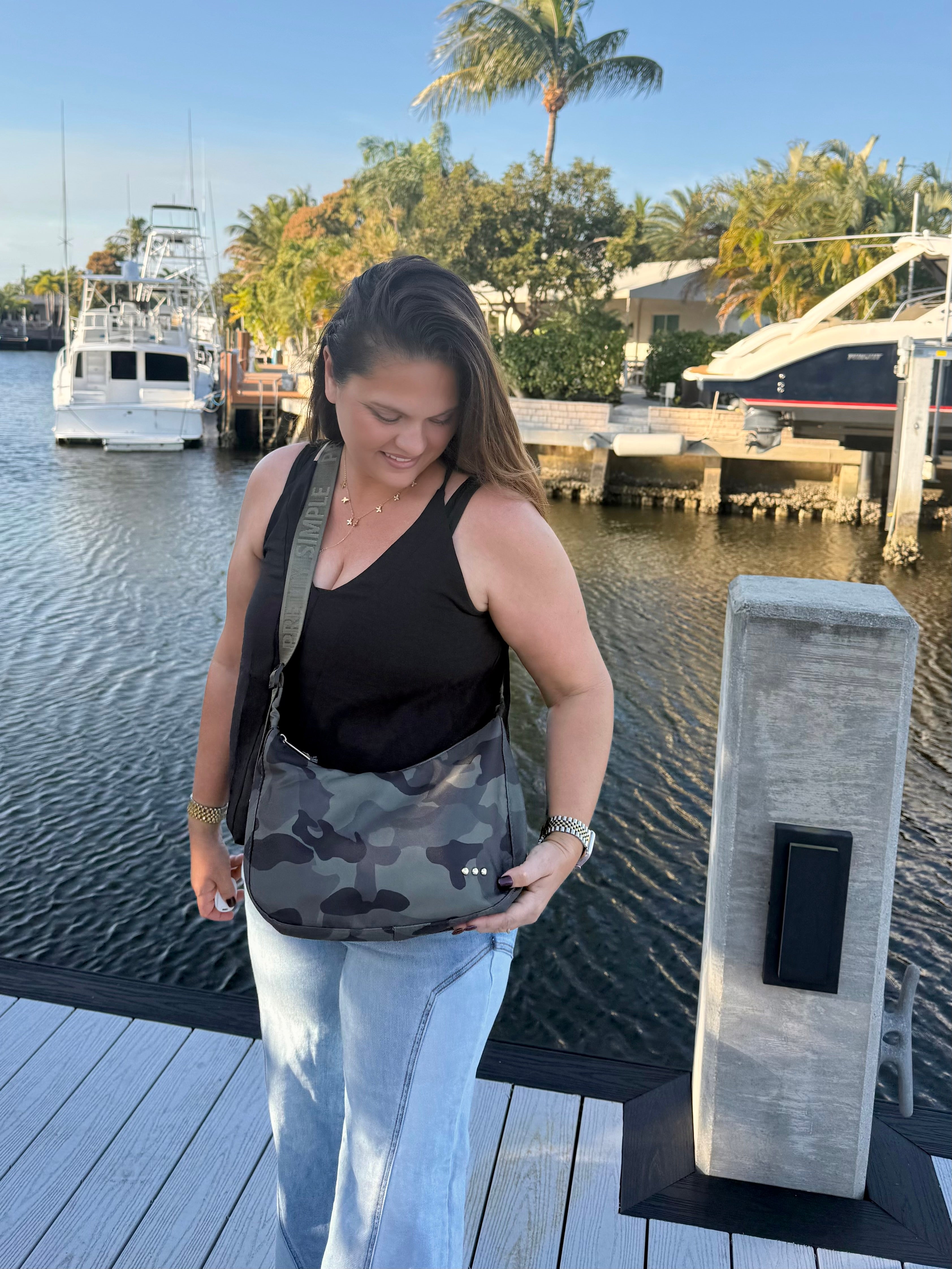 Sara Nylon Crossbody Bag by Pretty Simple - BFF Here